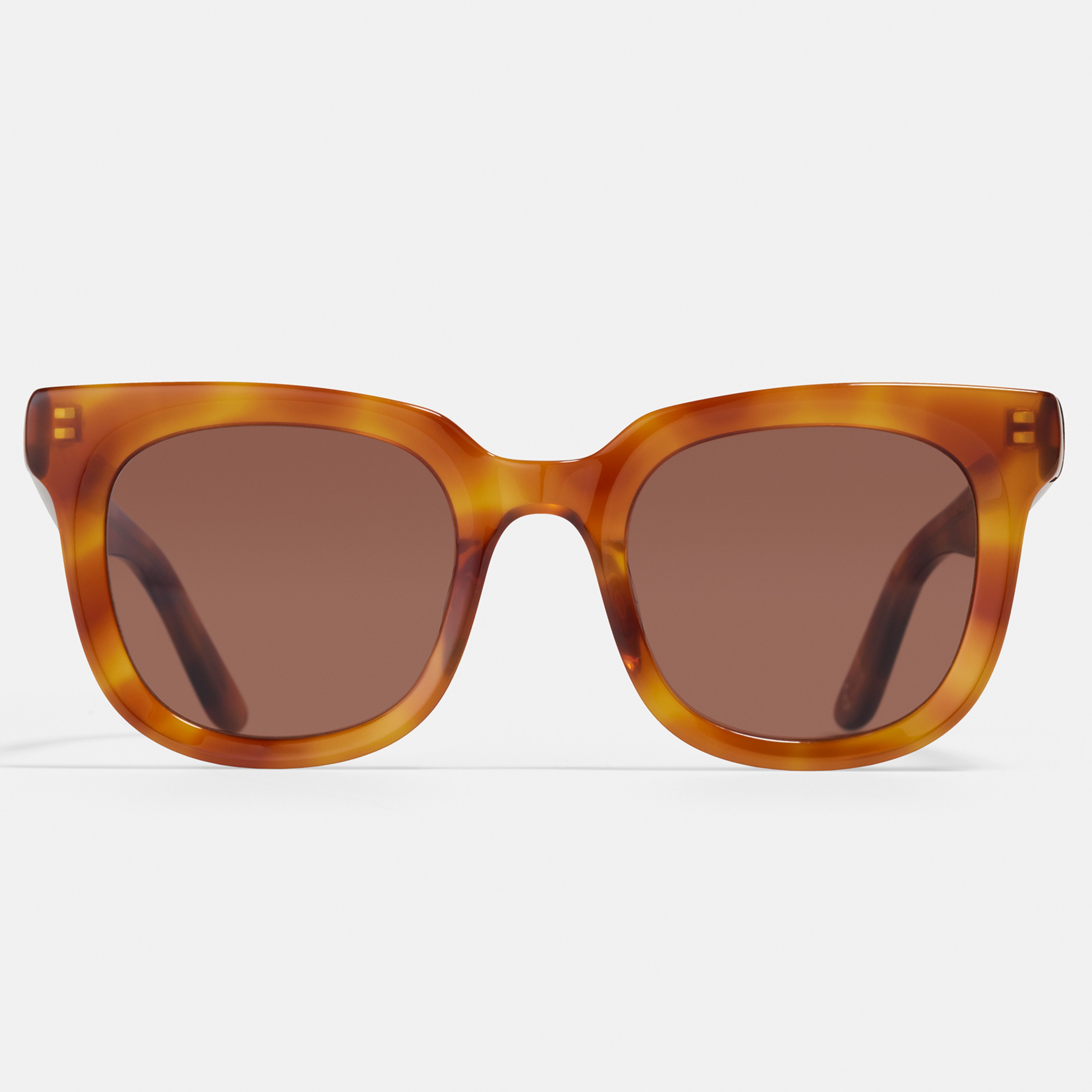 Ace & Tate Sunglasses | Round Bio acetate in Brown