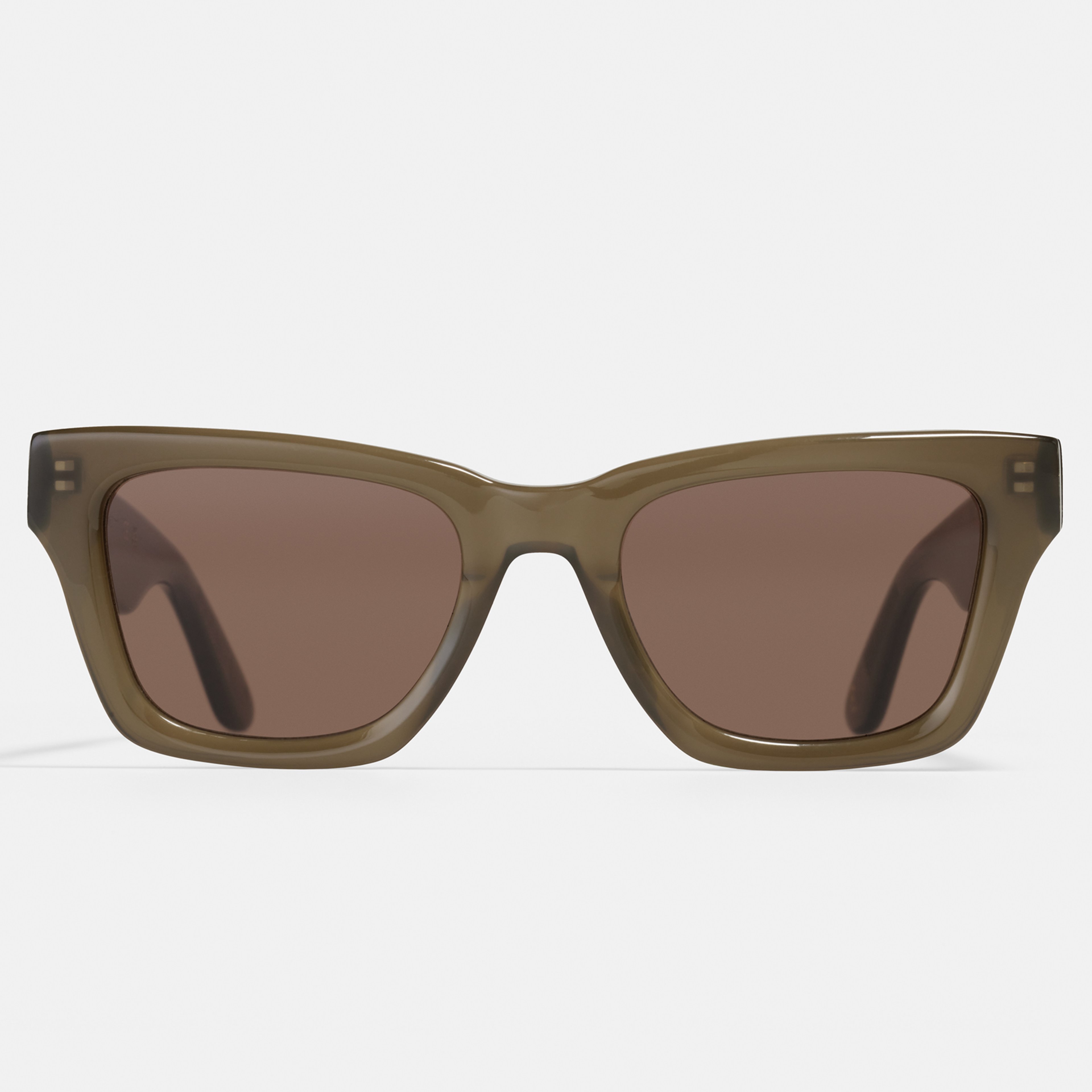Ace & Tate Sunglasses | Square Renew bio acetate in Green