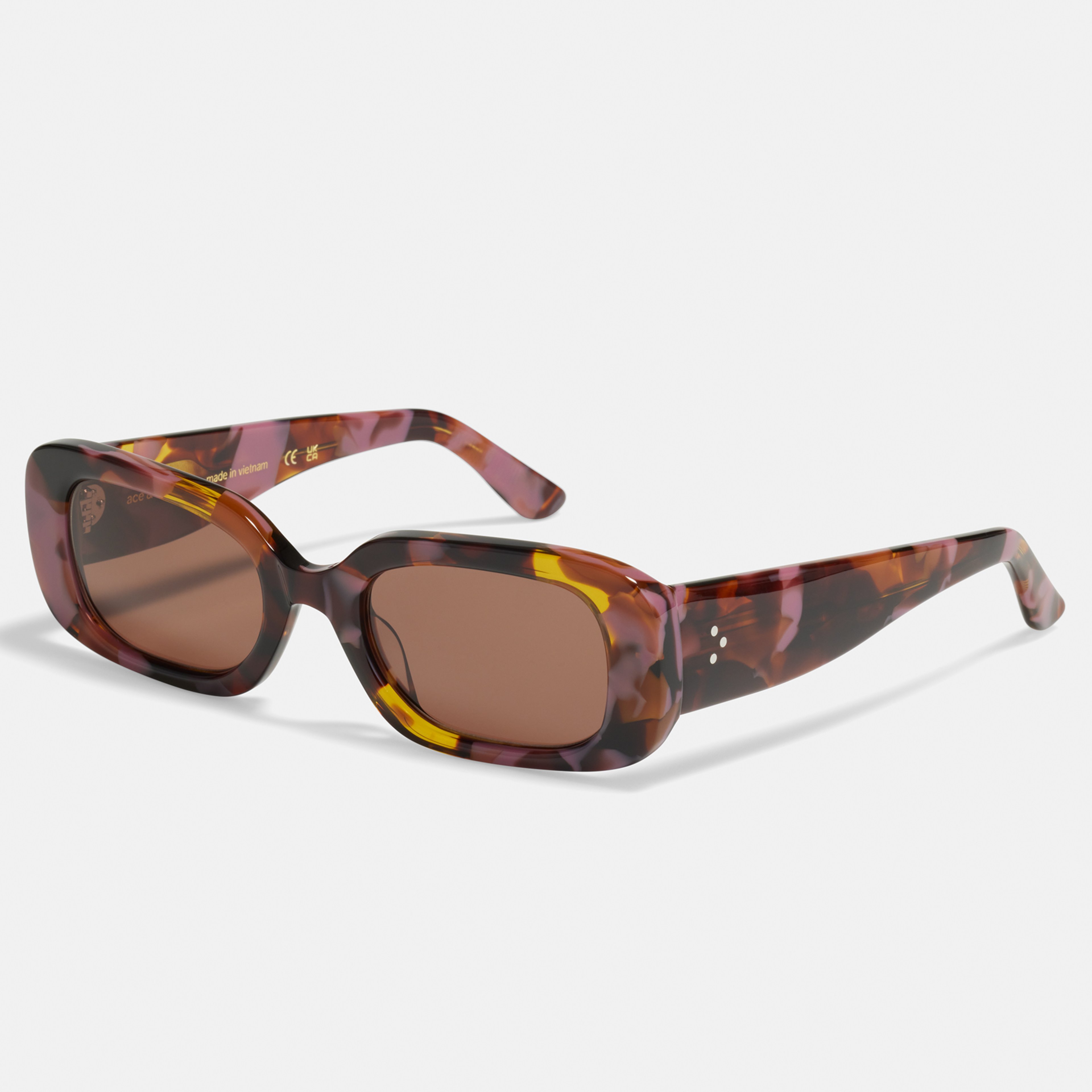 Ace & Tate Gafas de sol | rectangulares Acetato bío in Morado