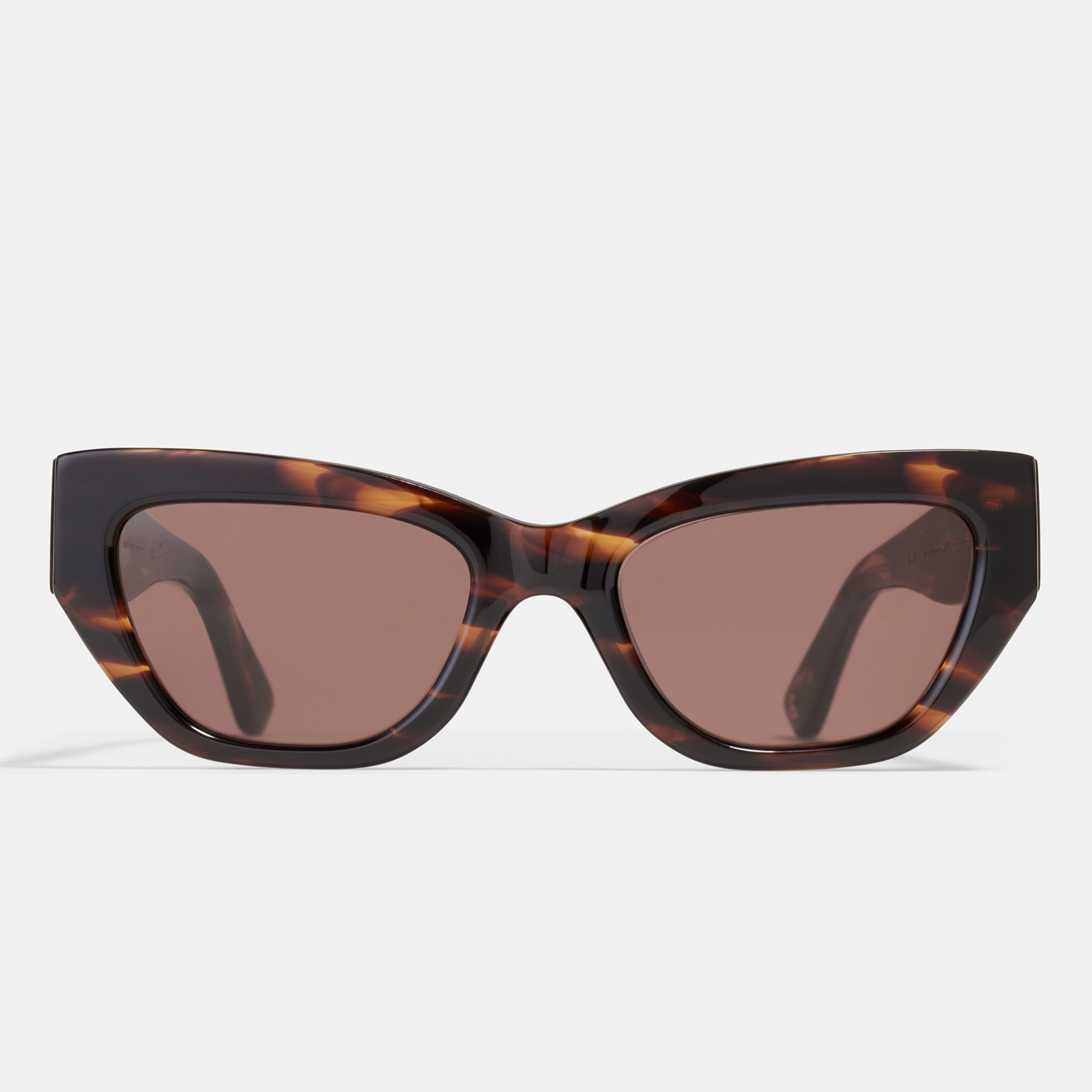 Ace & Tate Gafas de sol | rectangulares Renew acetato bío in brown,, Naranja