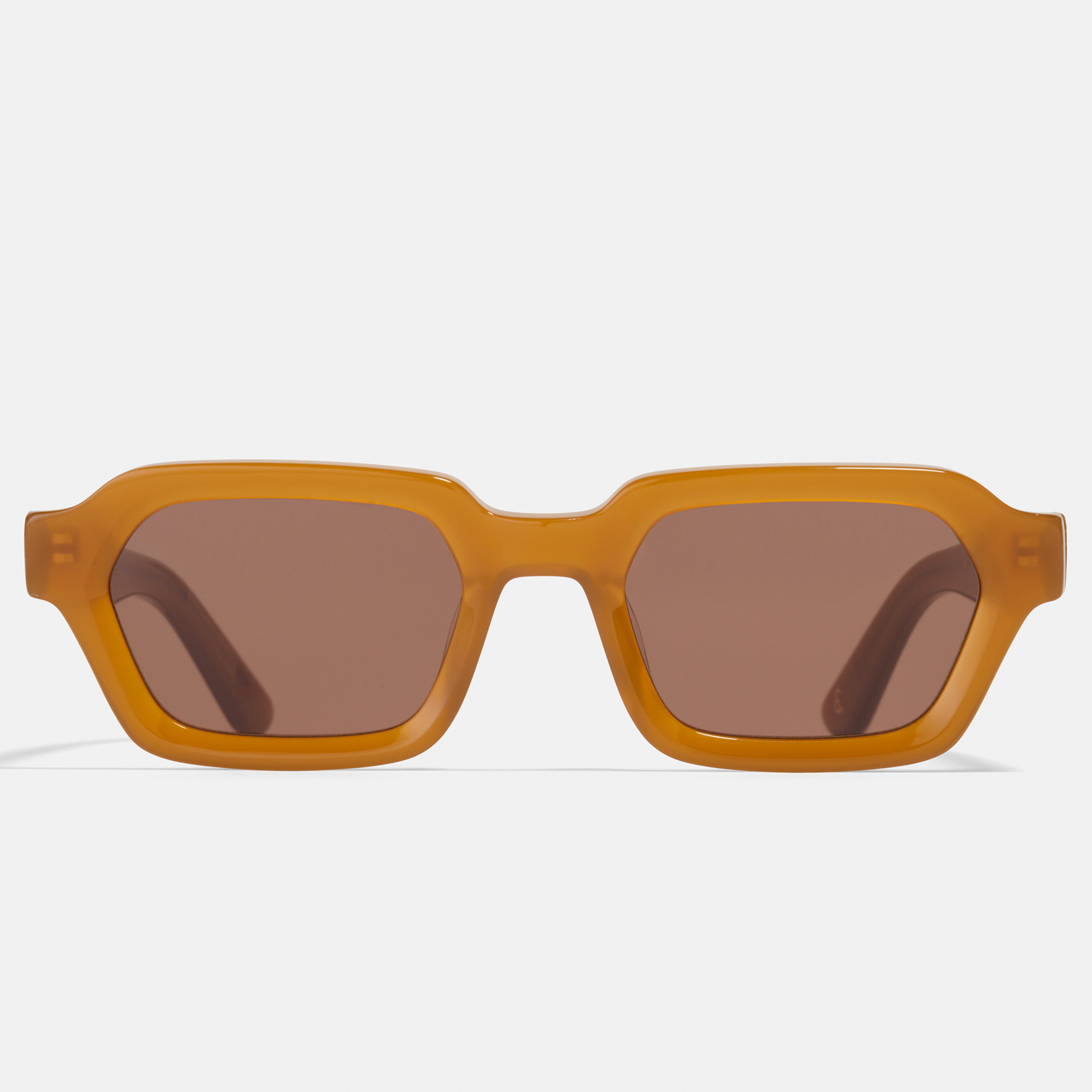 Ace & Tate Sunglasses | rectangle Renew bio acetate in Brown