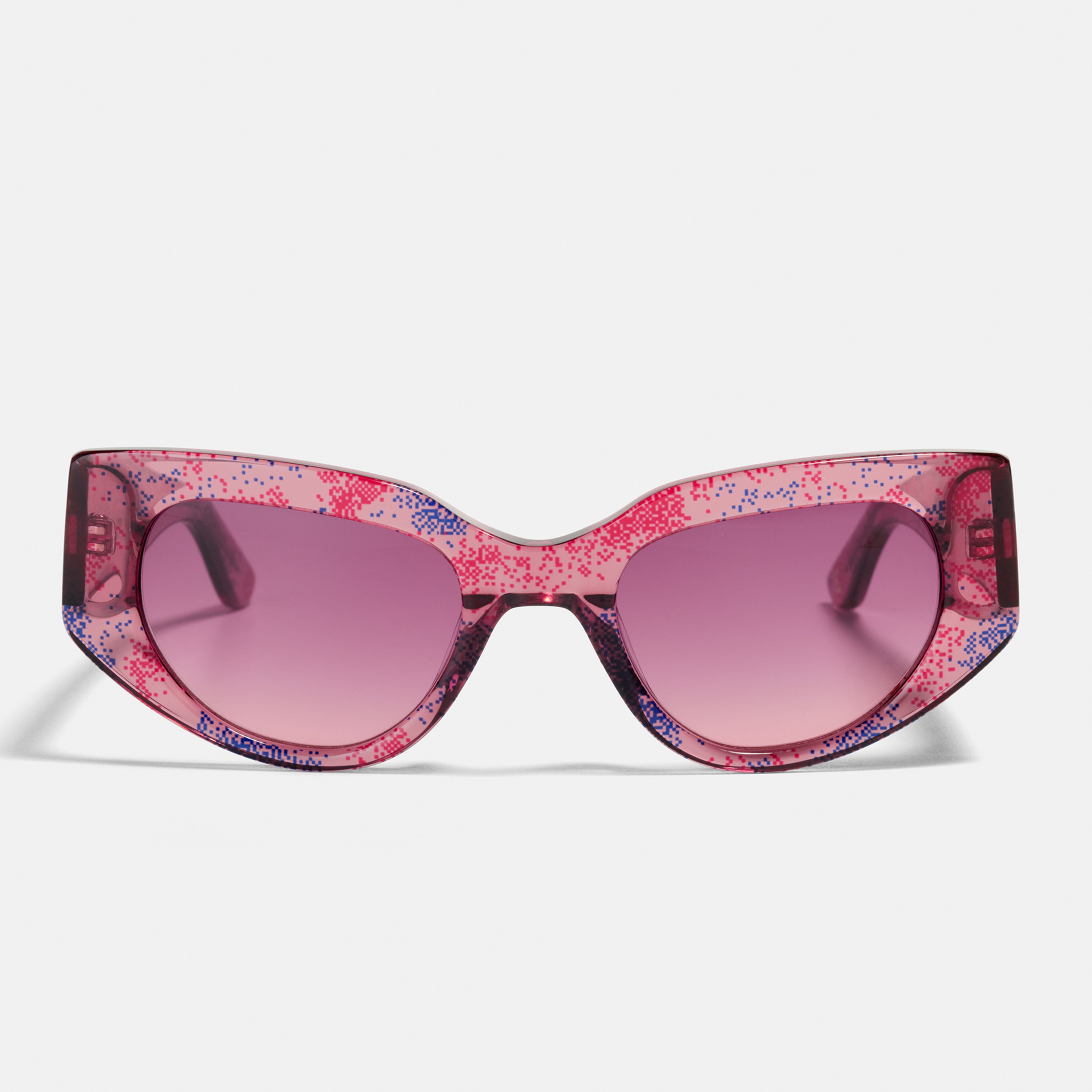 Ace & Tate Sunglasses | oval Acetate in Pink
