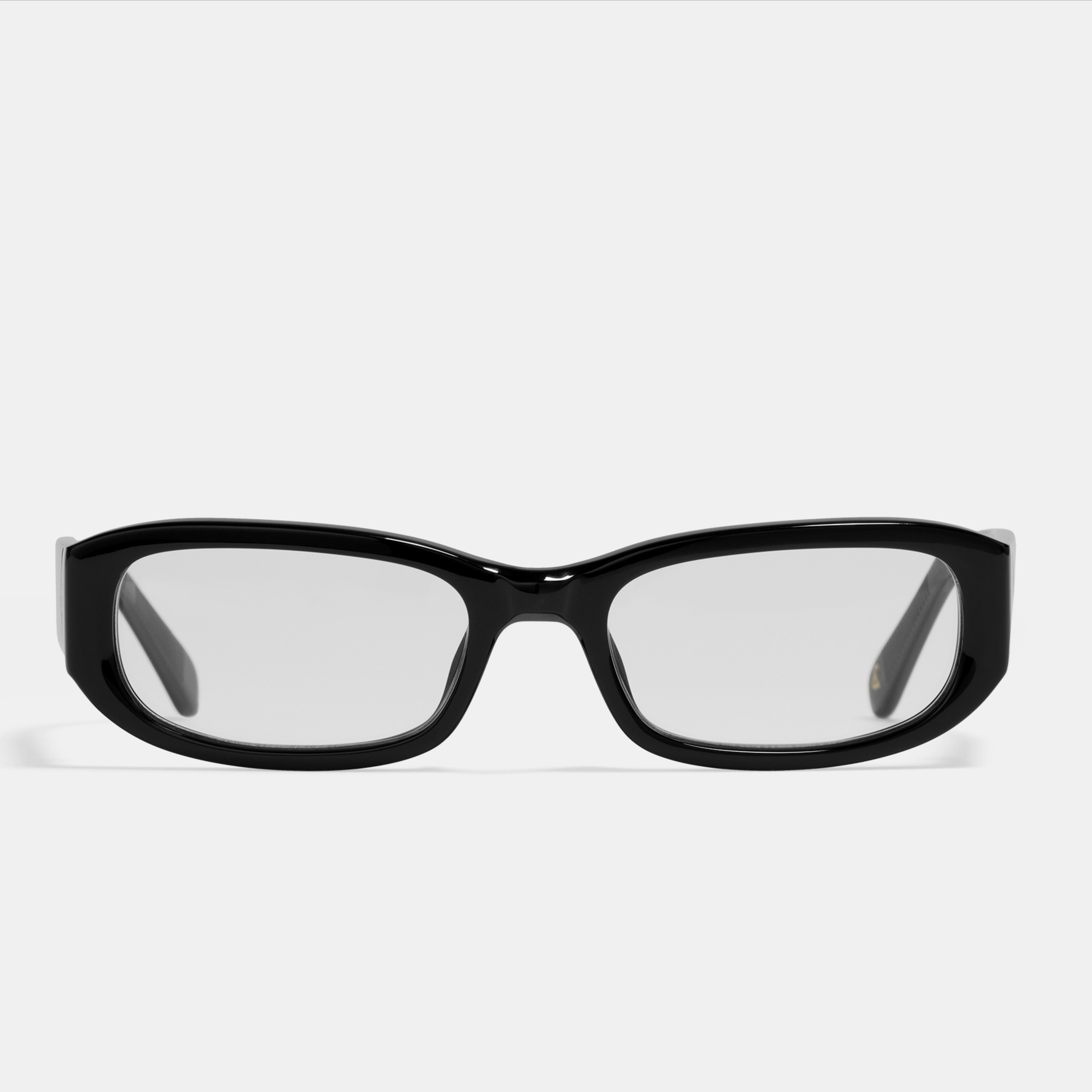 Ace & Tate Glasses | rectangle Recycled in Black