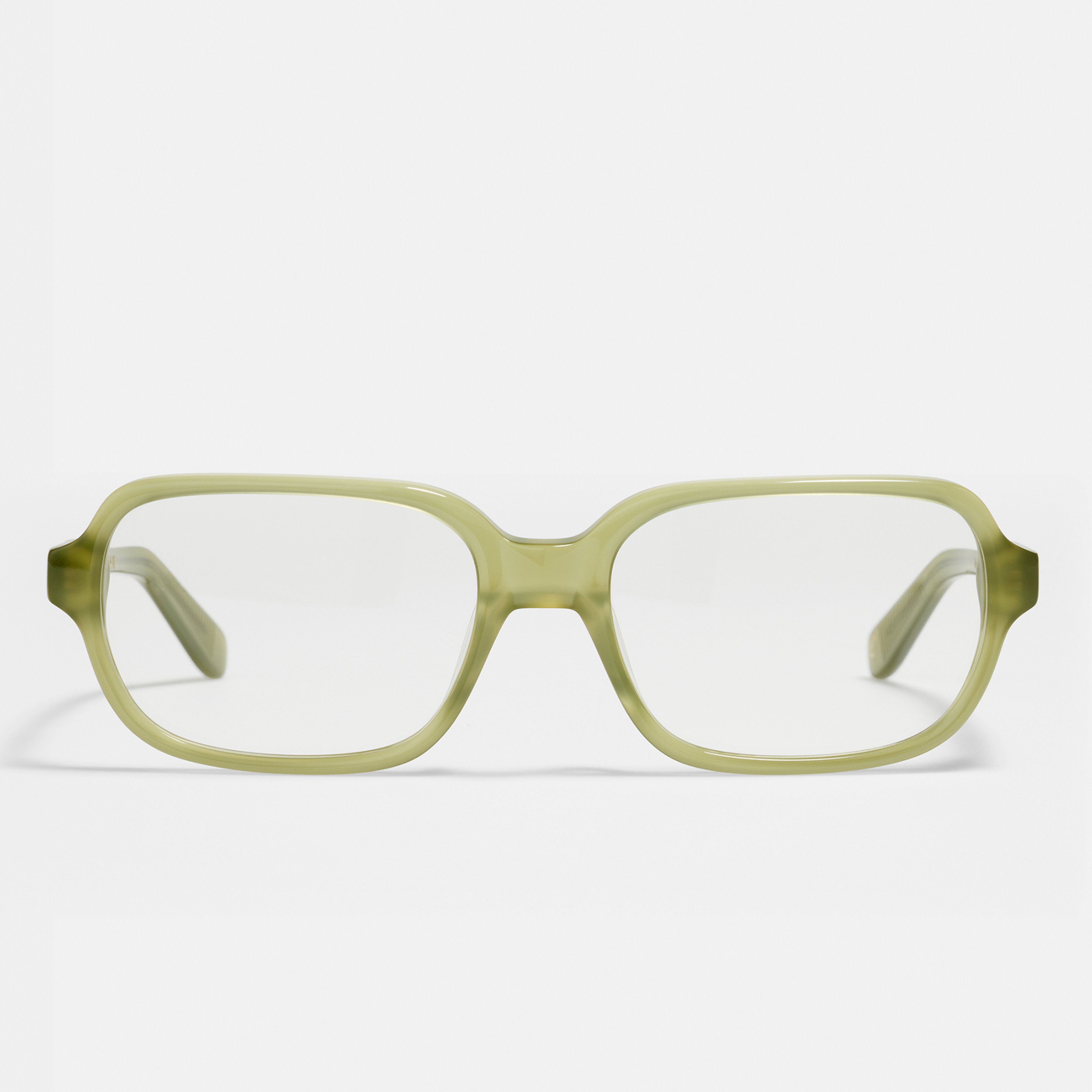 Ace & Tate Glasses | Square Bio acetate in Green