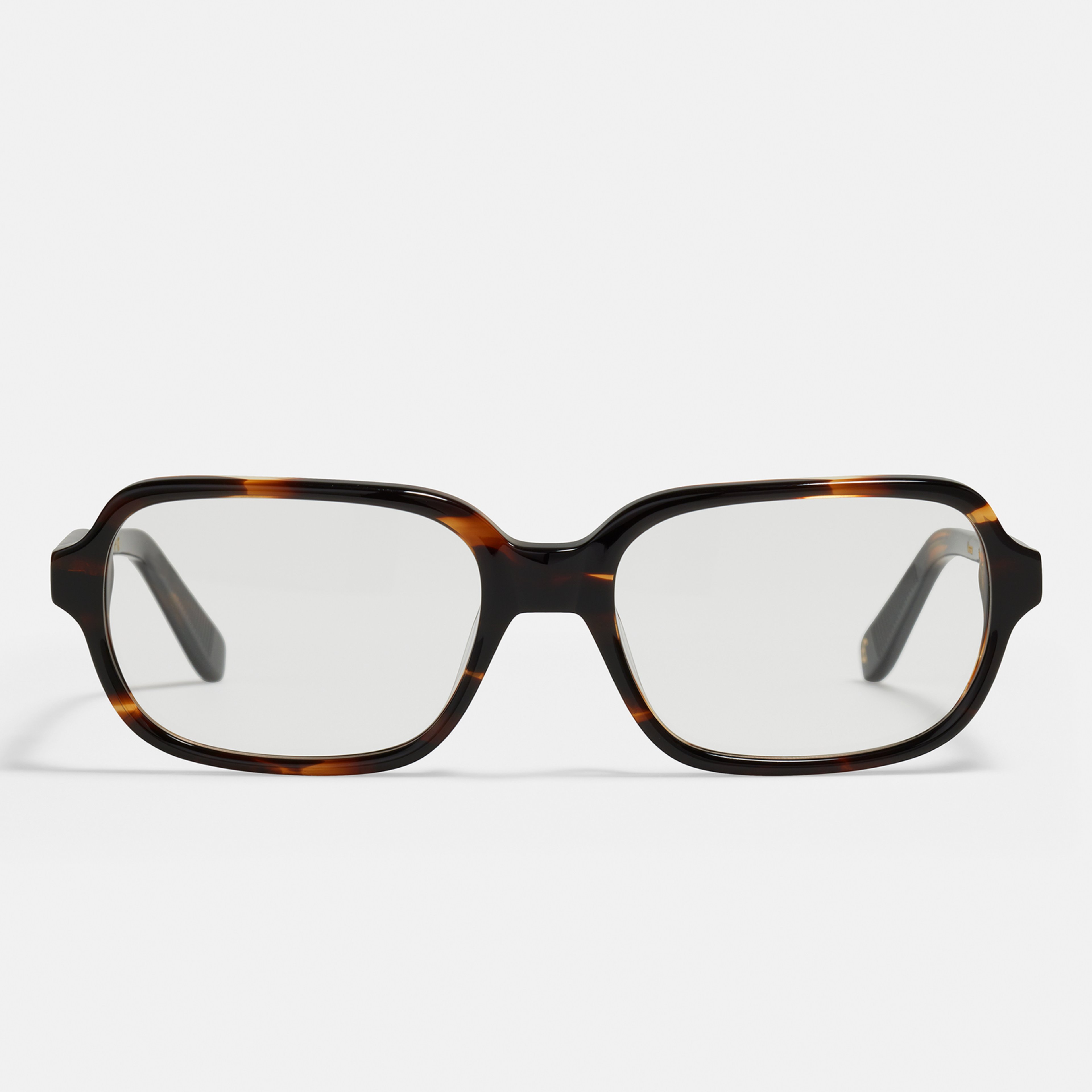 Ace & Tate Glasses | Square Bio acetate in Brown