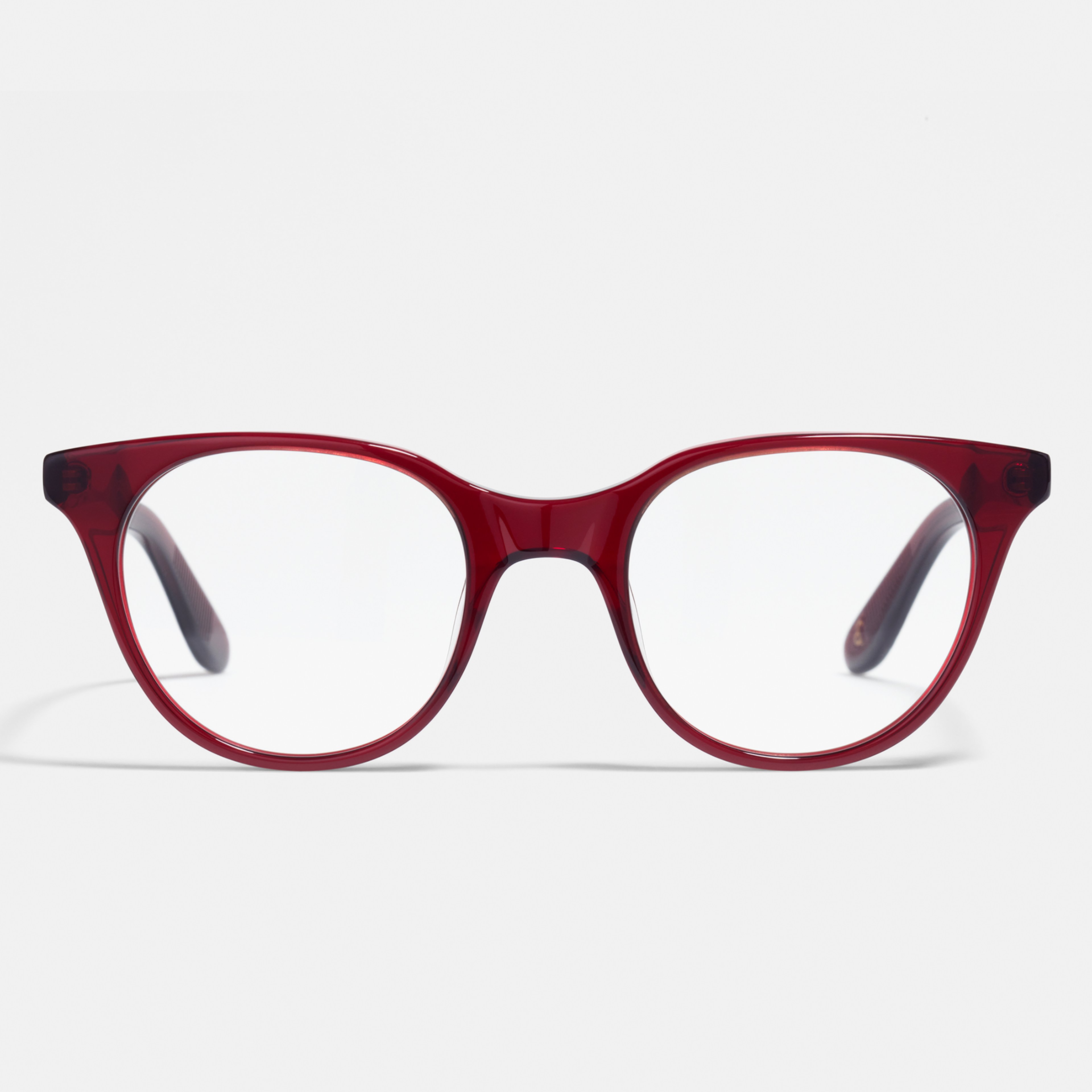 Ace & Tate Glasses | Round Bio acetate in Red