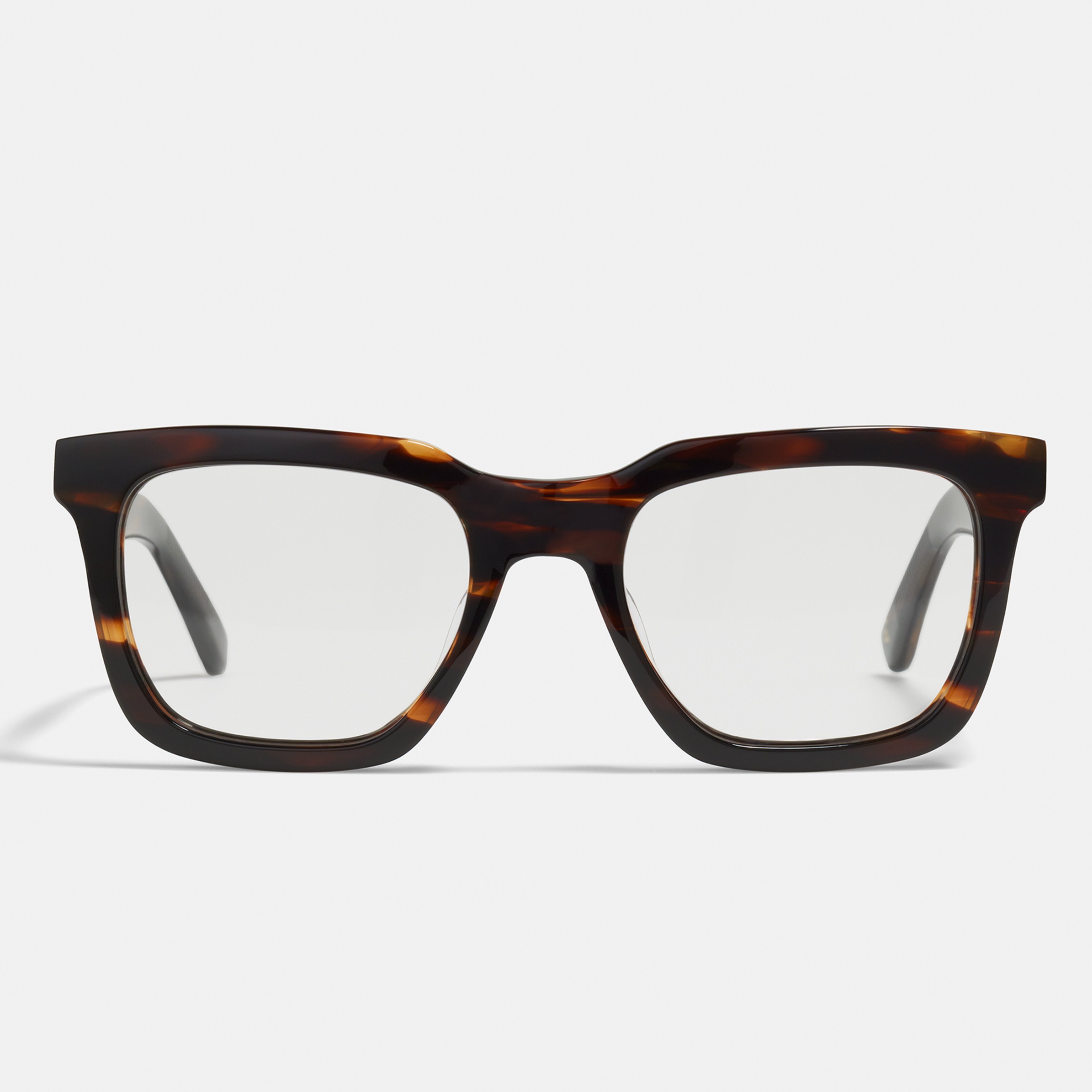 Ace & Tate Glasses | Square Bio acetate in Brown