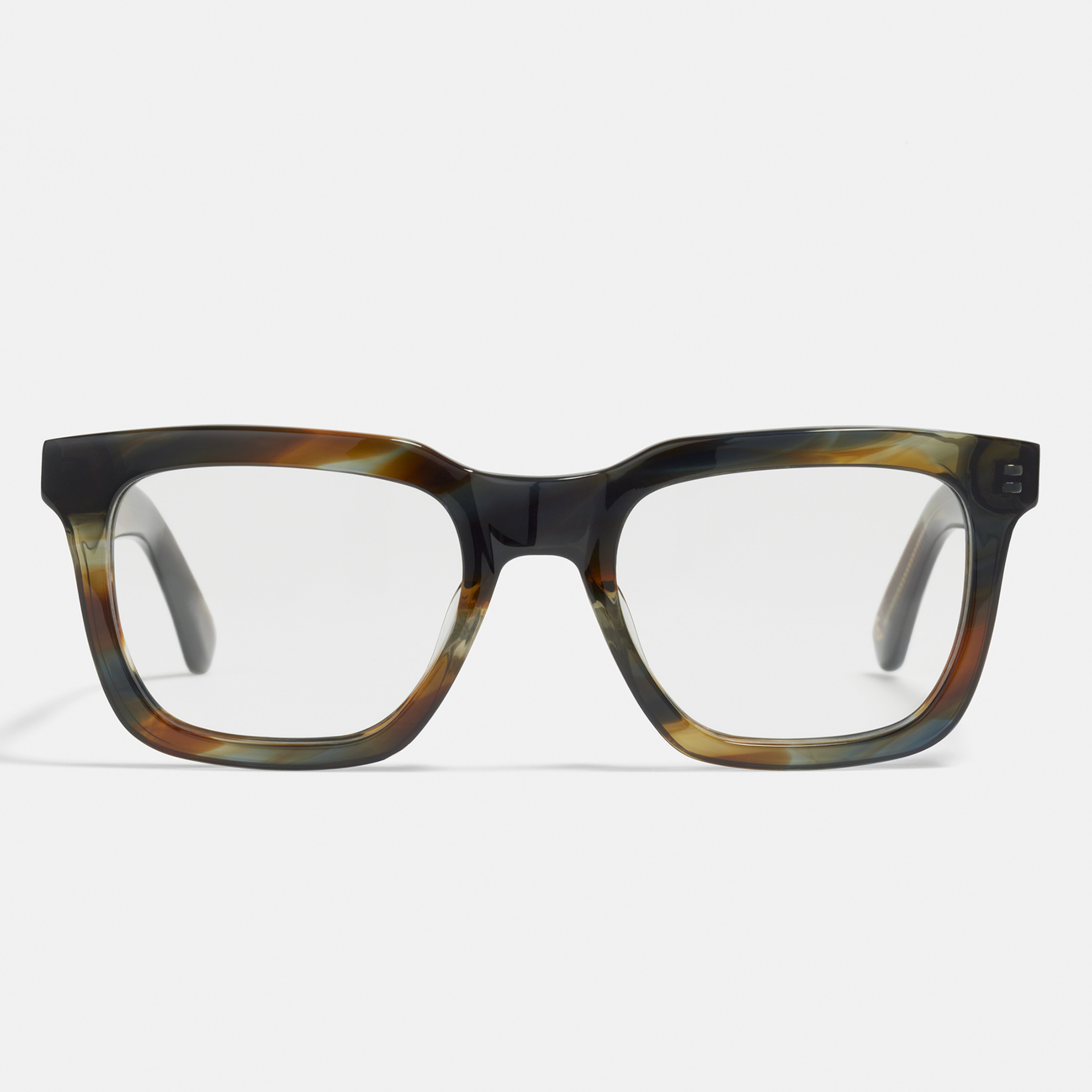 Ace & Tate Glasses | Square Bio acetate in Blue