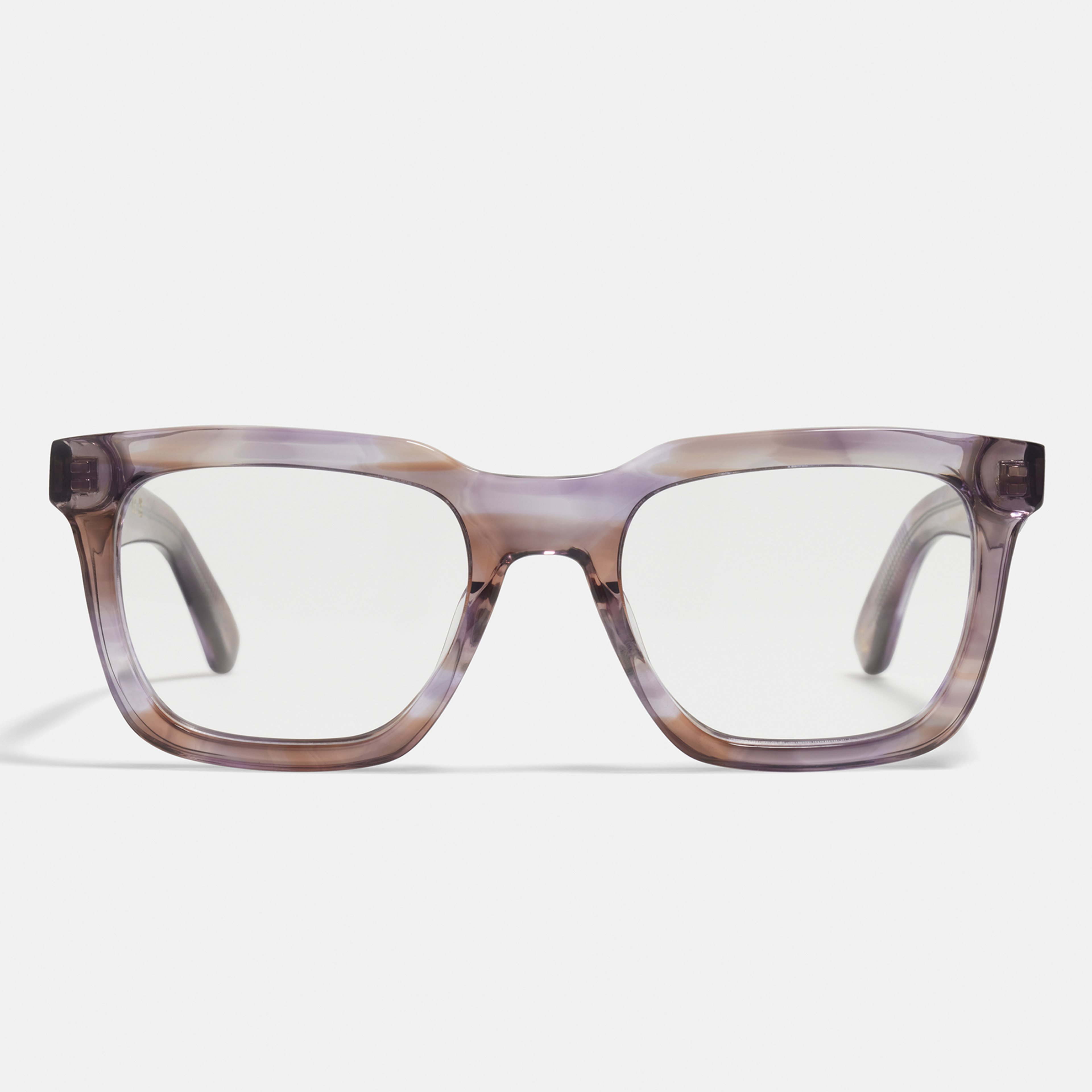 Ace & Tate Glasses | Square Bio acetate in Purple