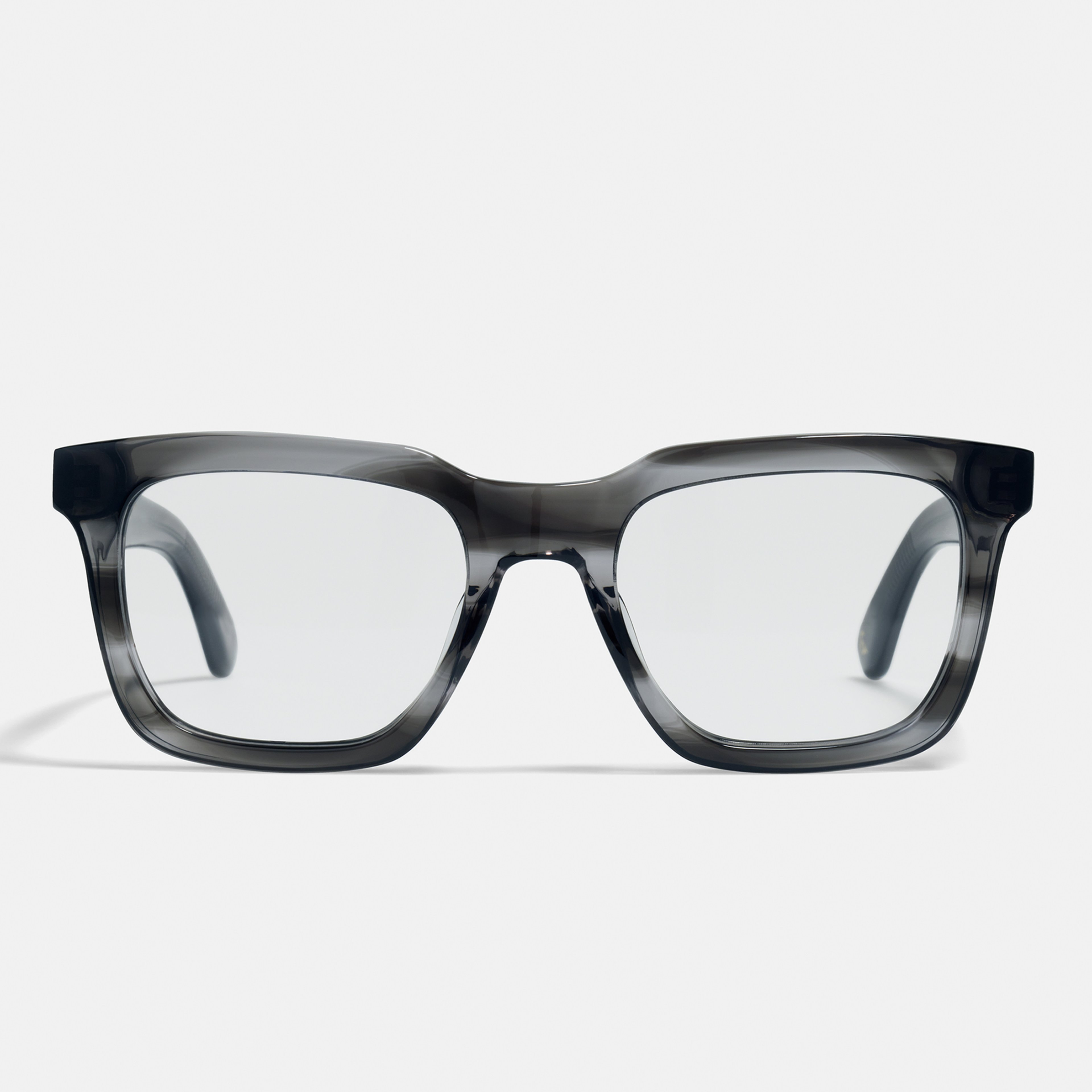 Ace & Tate Glasses | Square Bio acetate in Grey