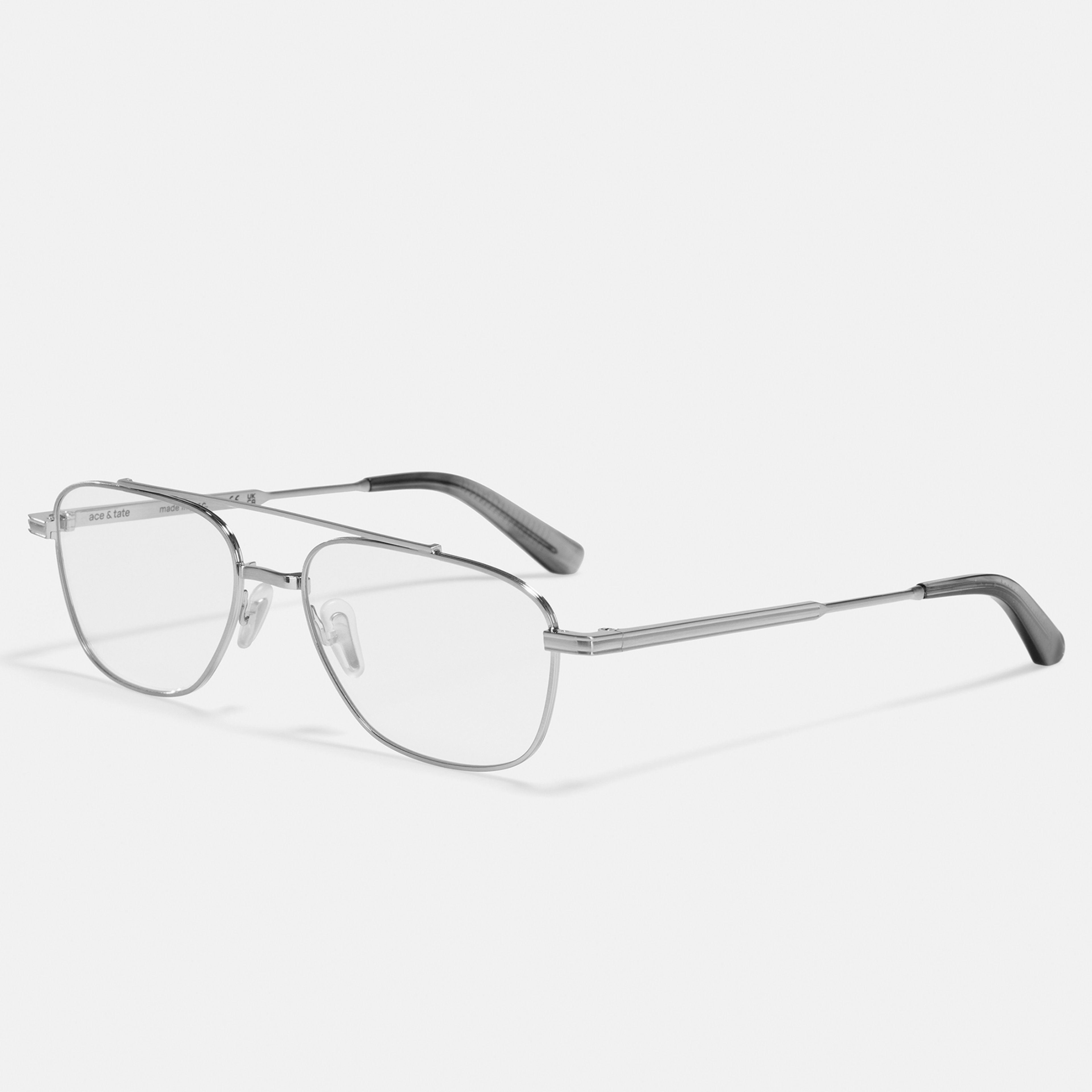 Ace & Tate Glasses |  Metal in Silver