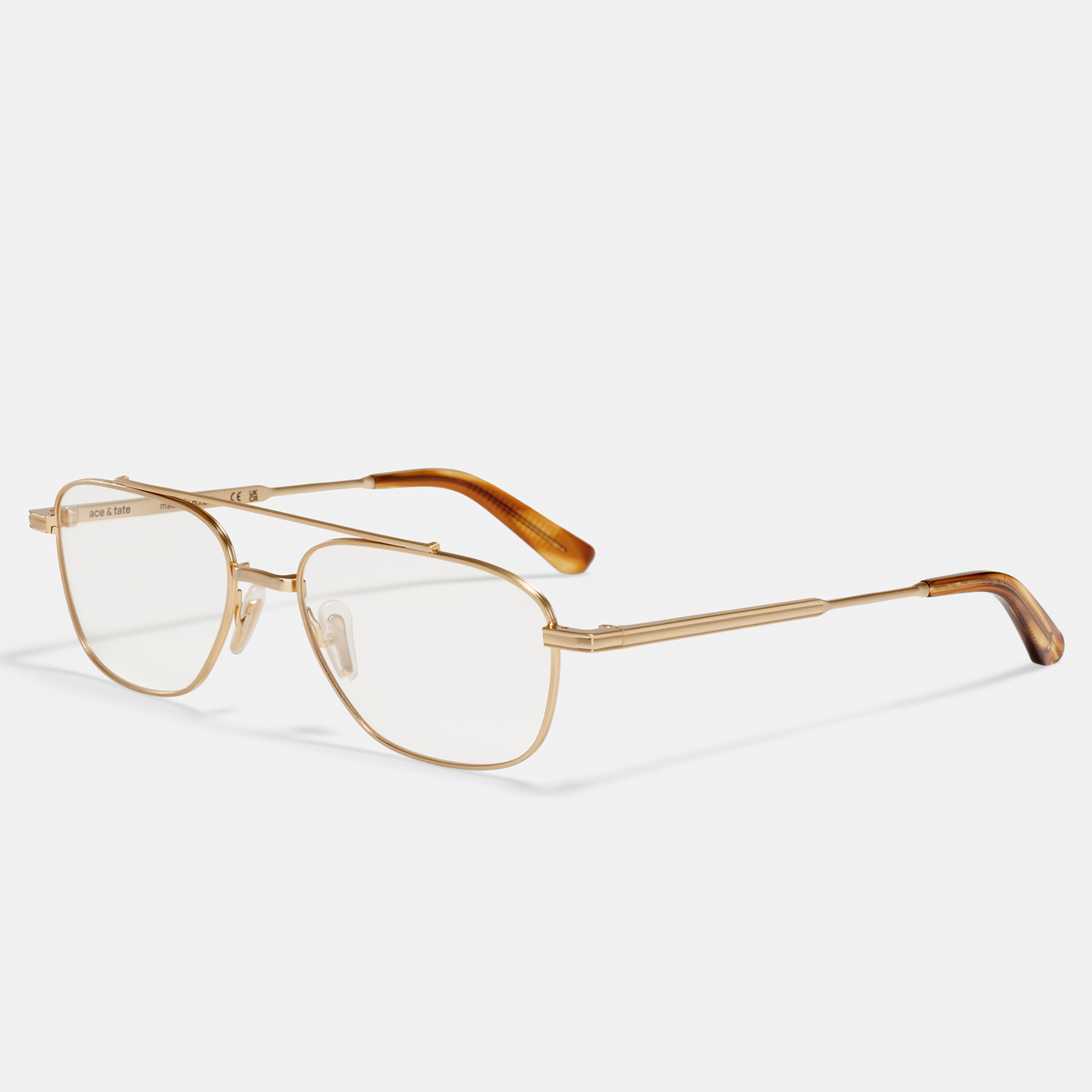 Ace & Tate Glasses |  Metal in Gold