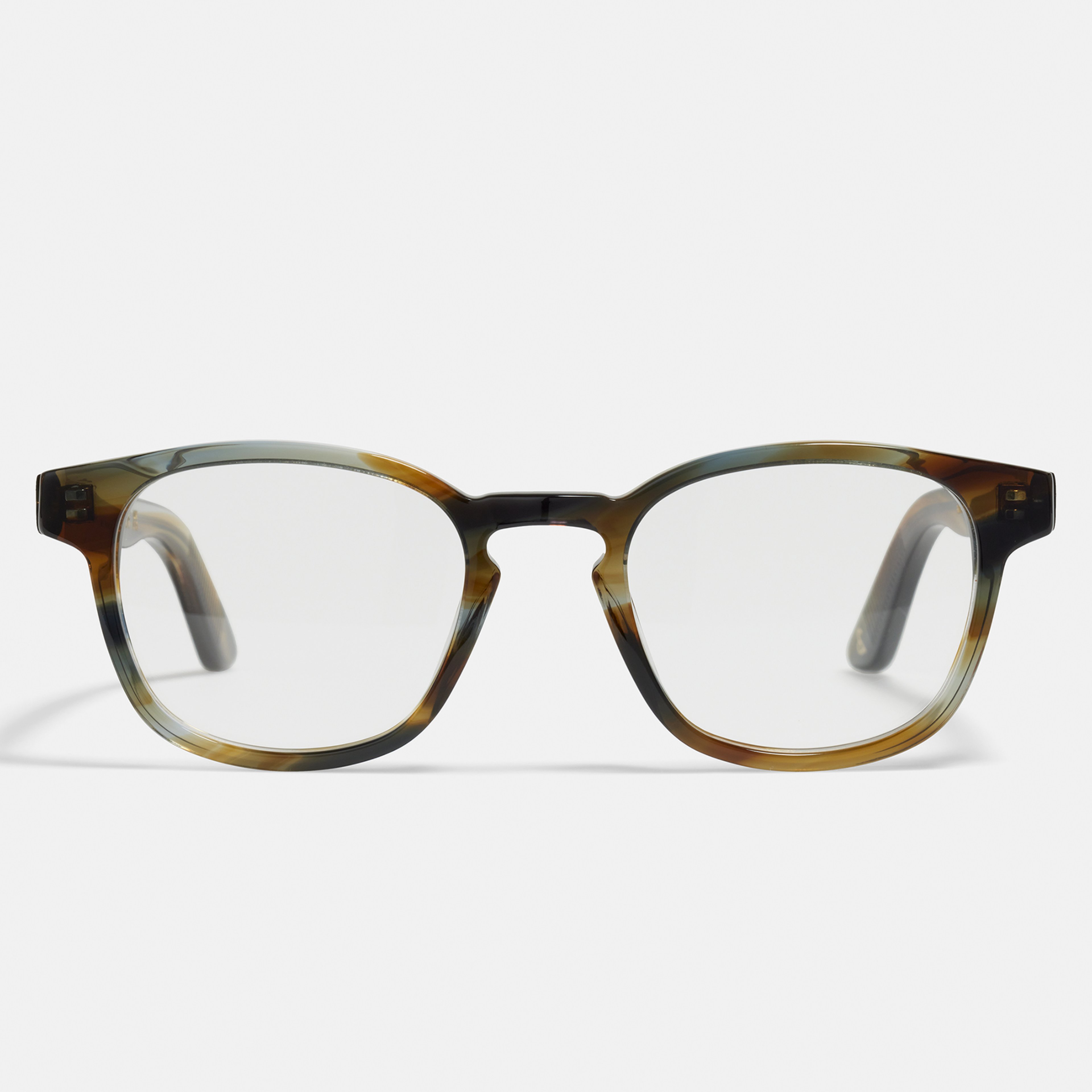 Ace & Tate Glasses | Square Bio acetate in Blue