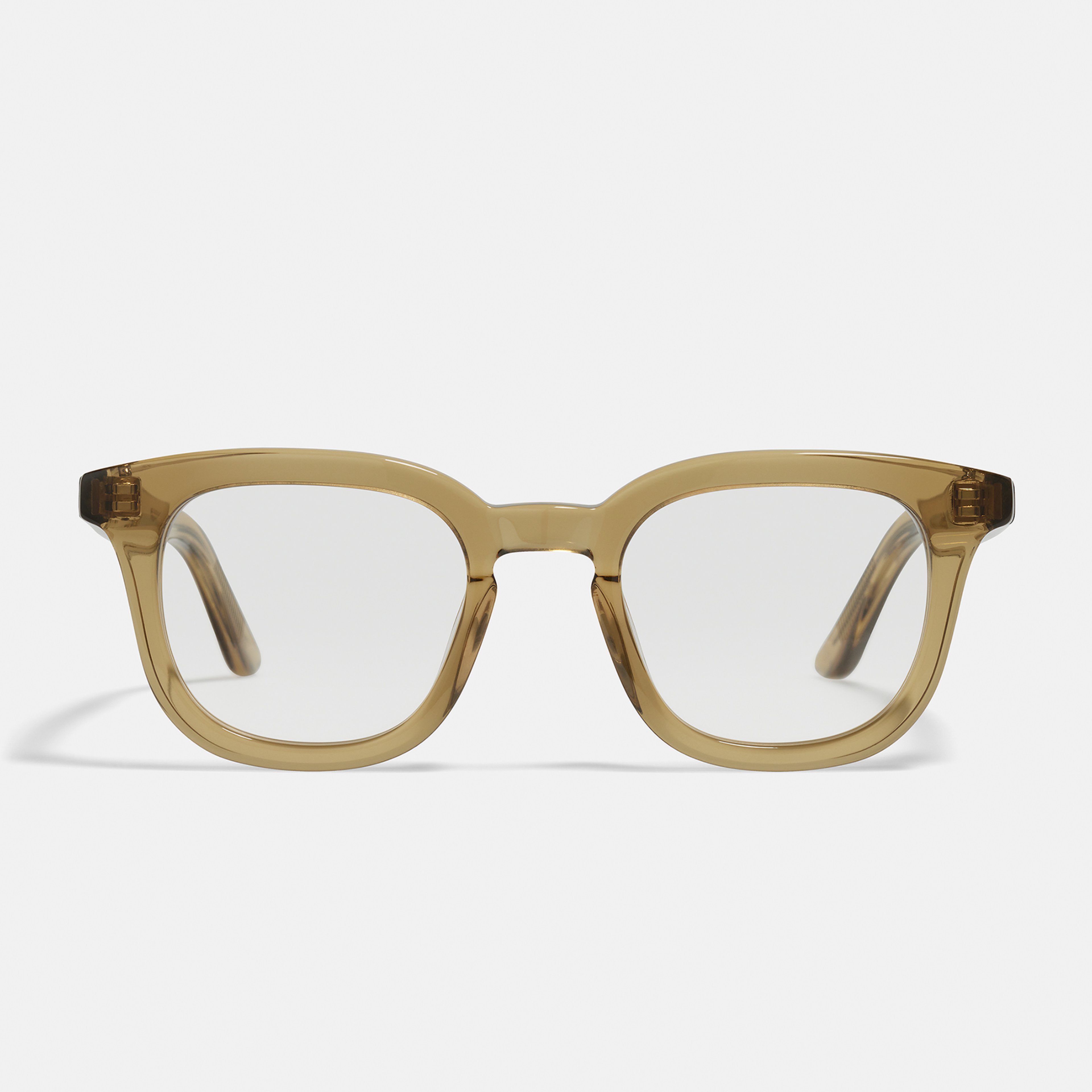 Ace & Tate Glasses | Square Bio acetate in Brown