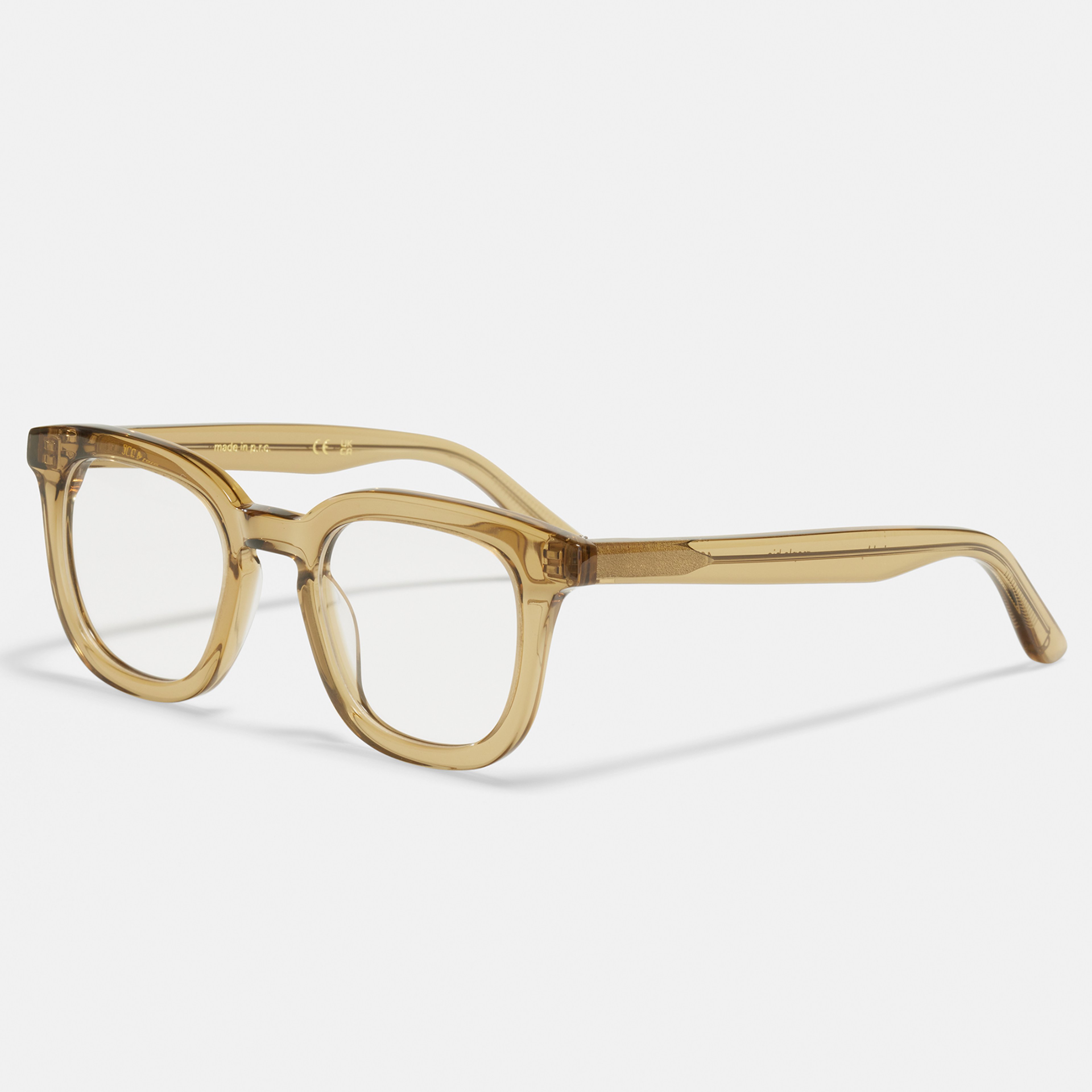 Ace & Tate Glasses | Square Bio acetate in Brown