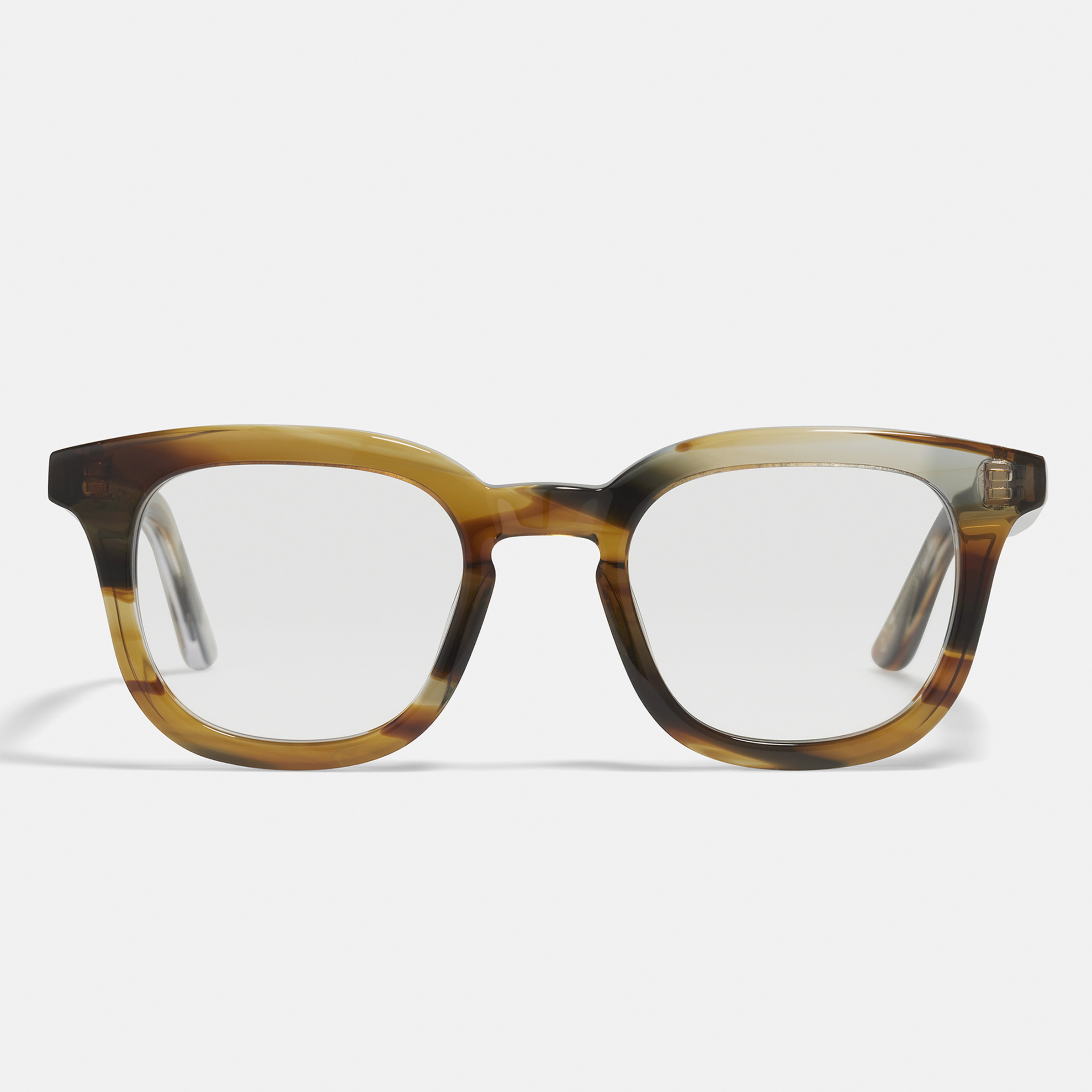 Ace & Tate Glasses | Square Bio acetate in Blue