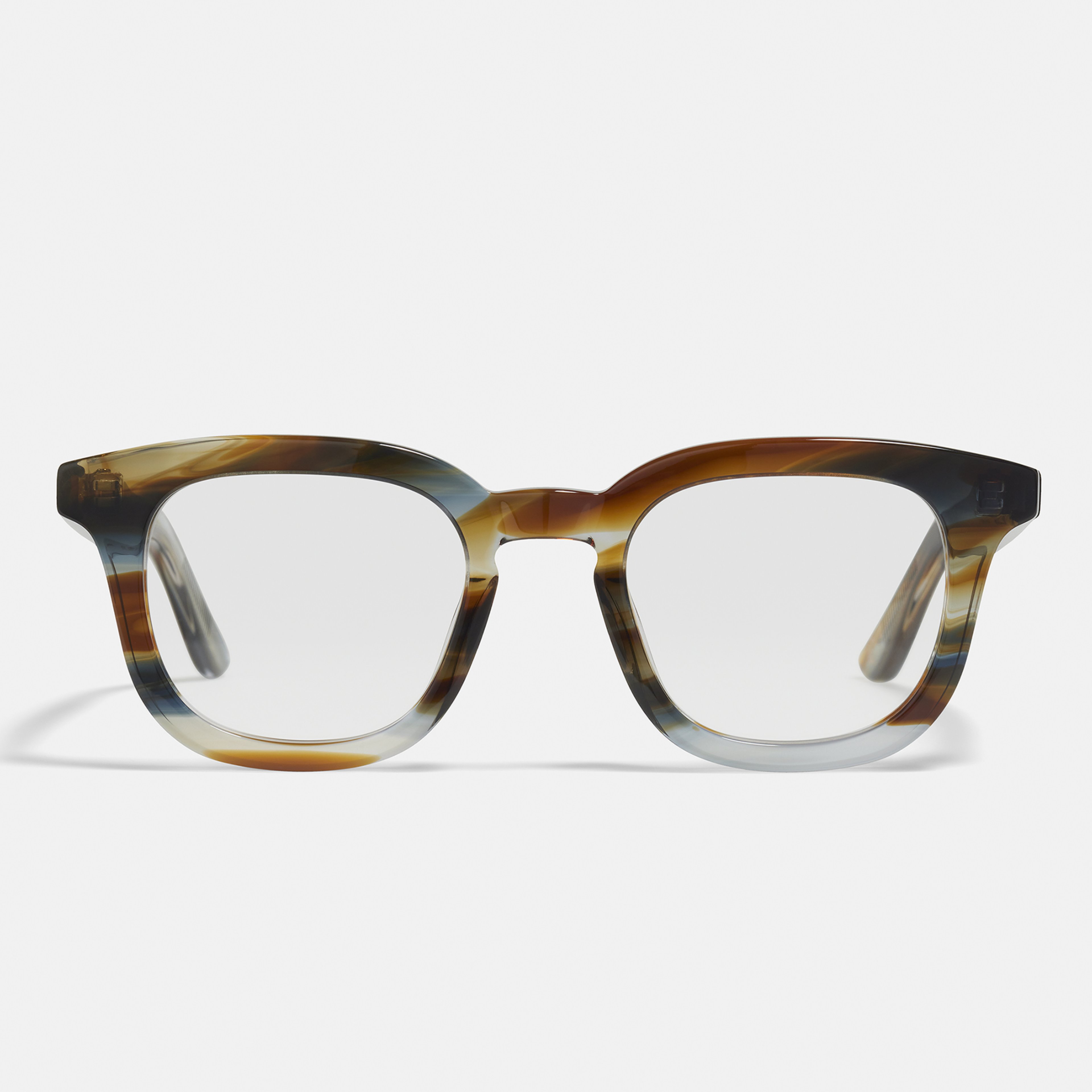 Ace & Tate Glasses | Square Bio acetate in Blue