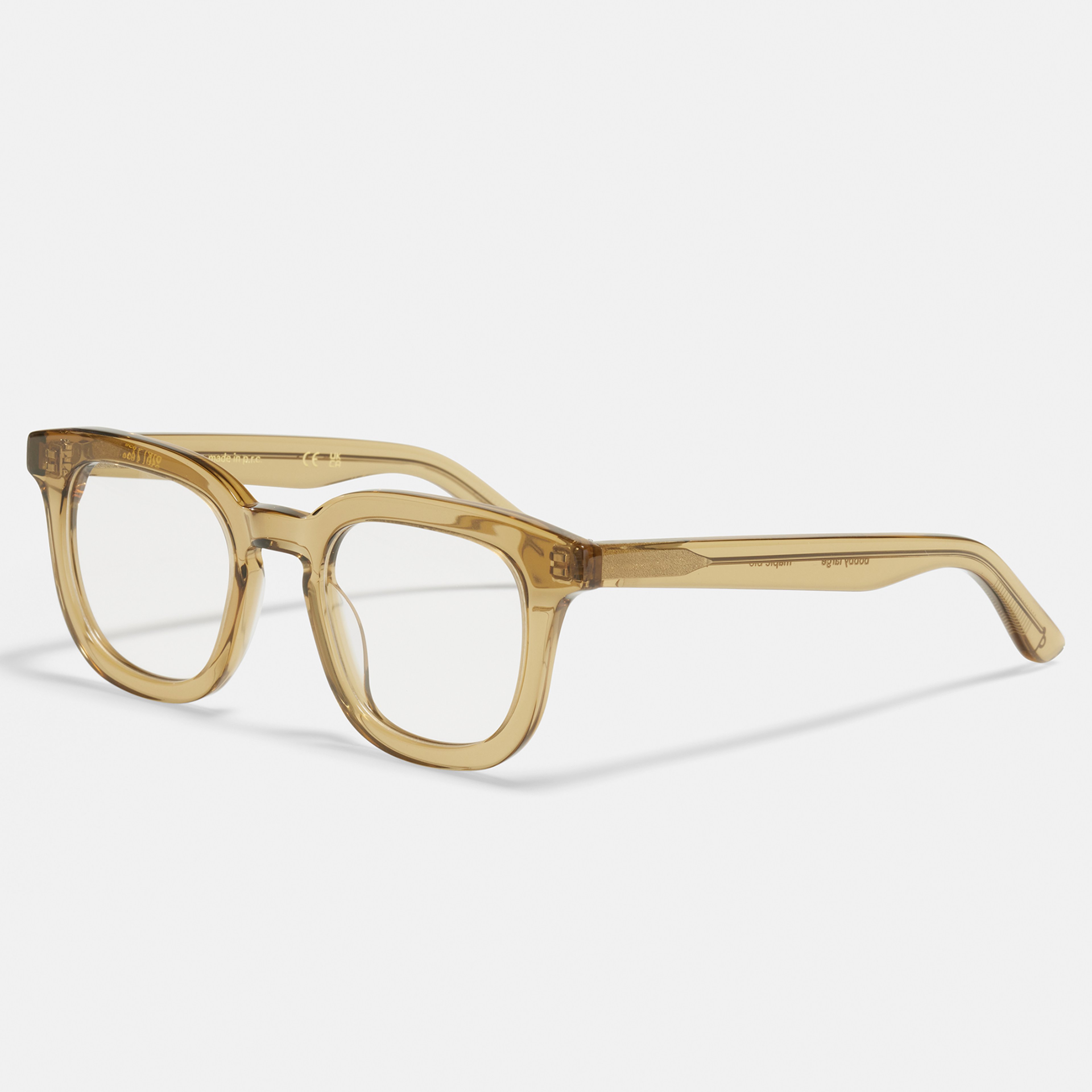 Ace & Tate Glasses | Square Bio acetate in Brown