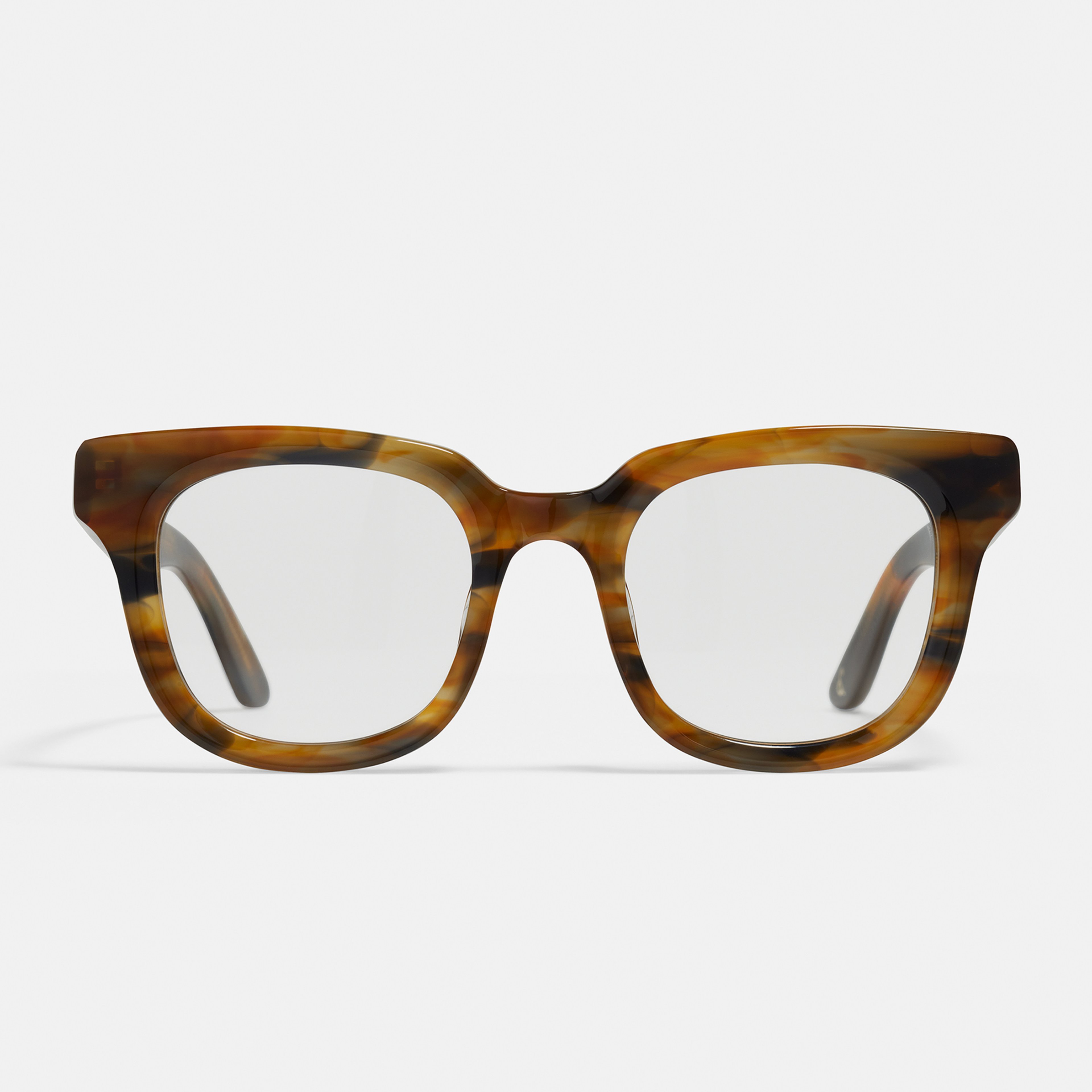 Ace & Tate Glasses | Round Bio acetate in Blue