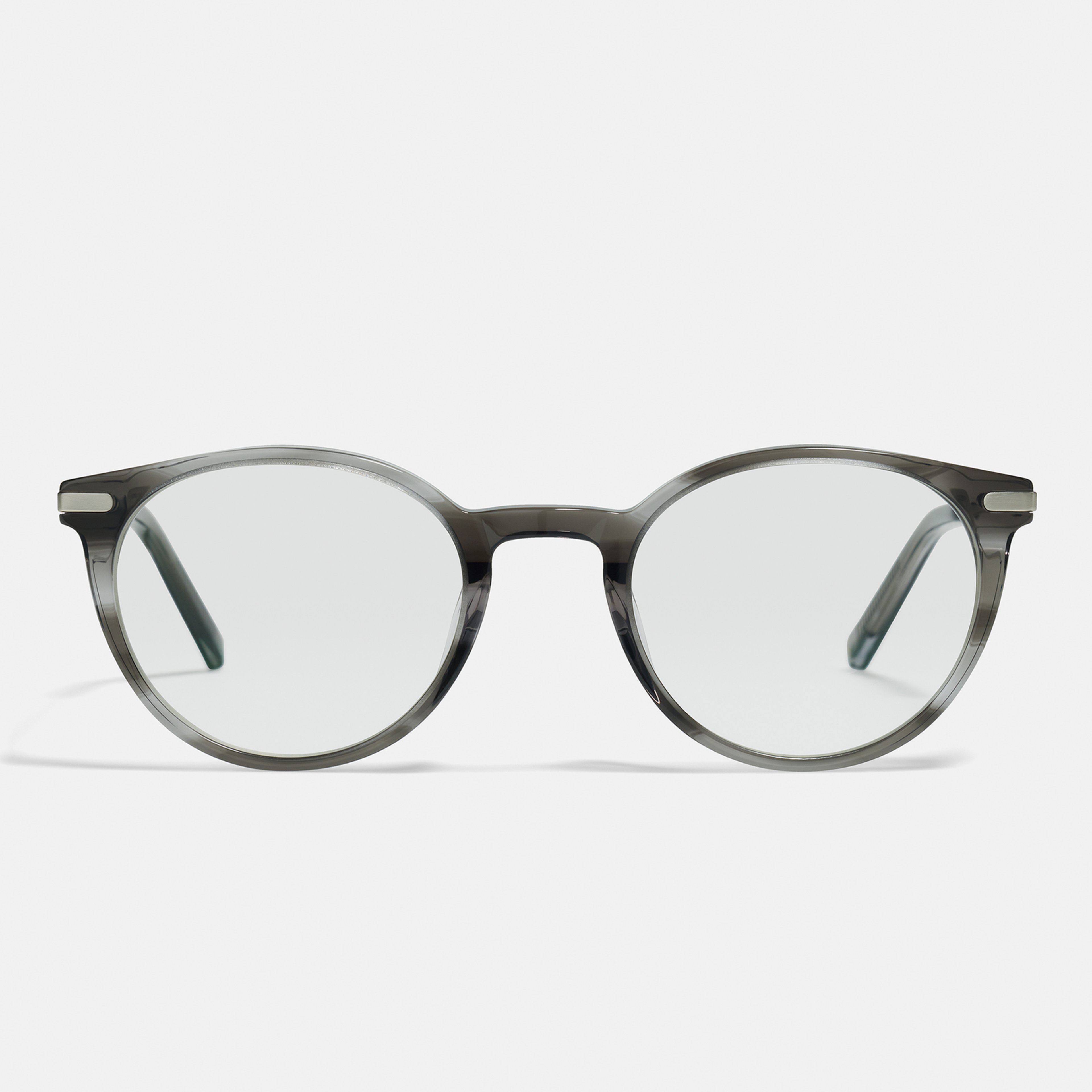 Ace & Tate Glasses | Round Bio acetate in Grey