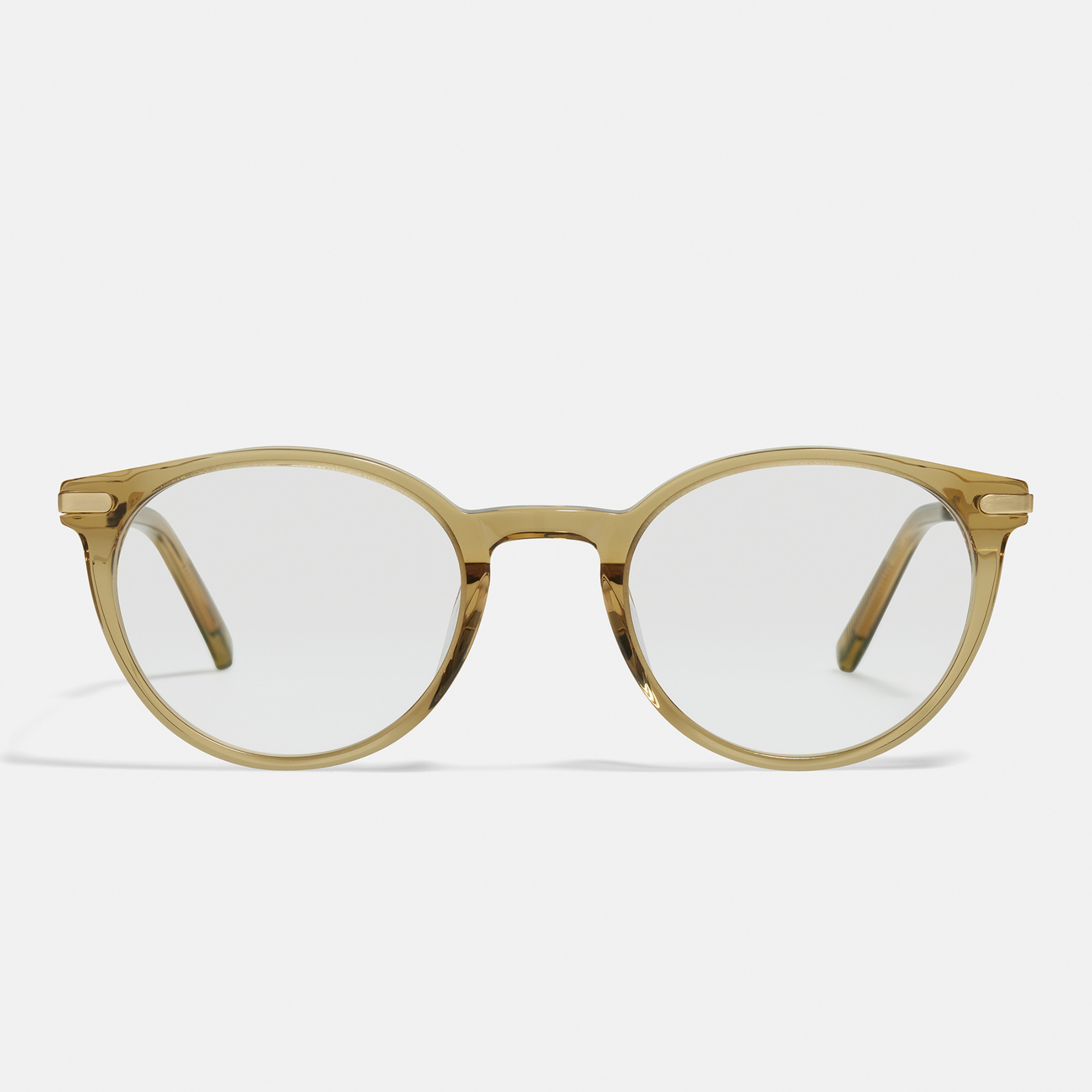 Ace & Tate Glasses | Round Bio acetate in Brown