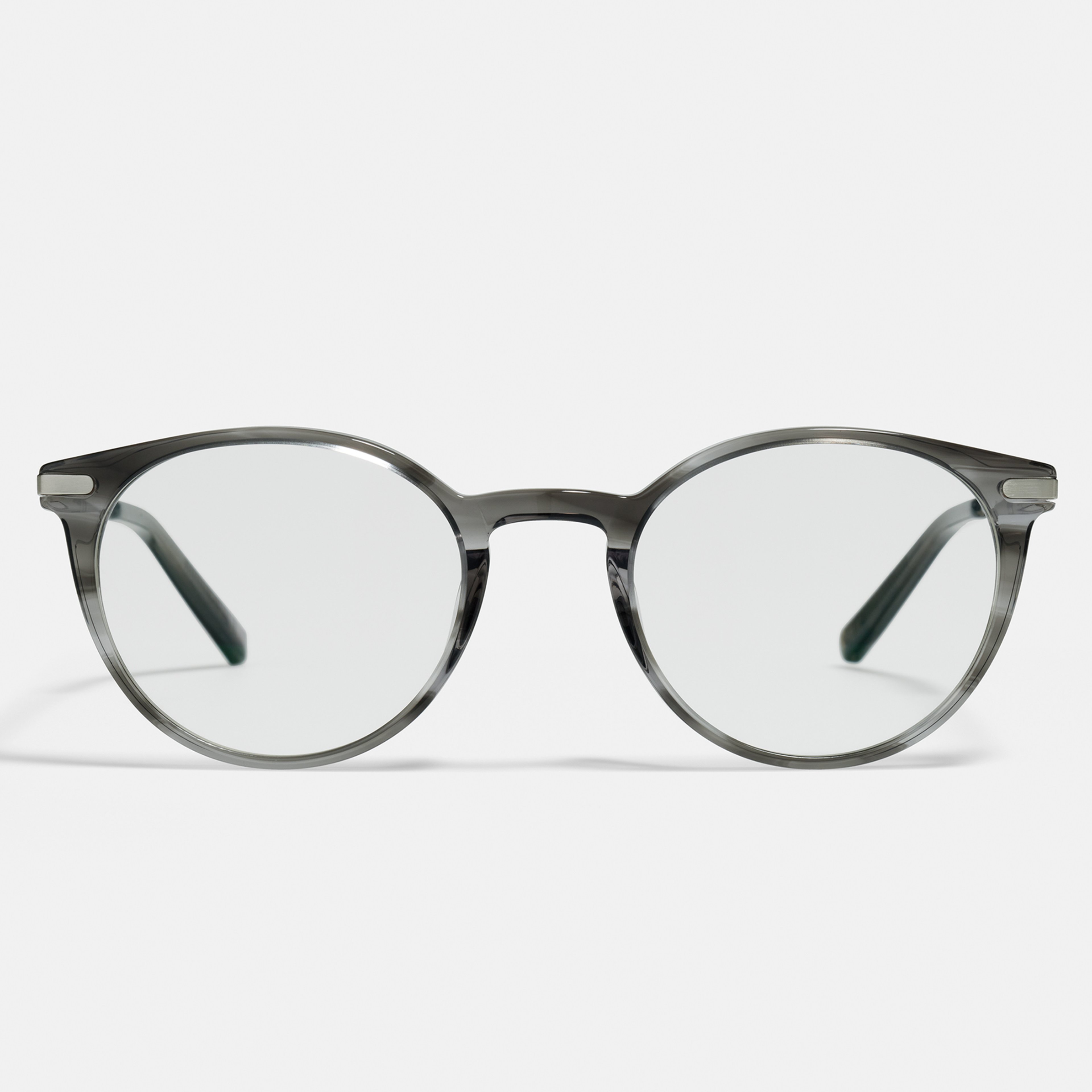 Ace & Tate Glasses | Round Bio acetate in Grey