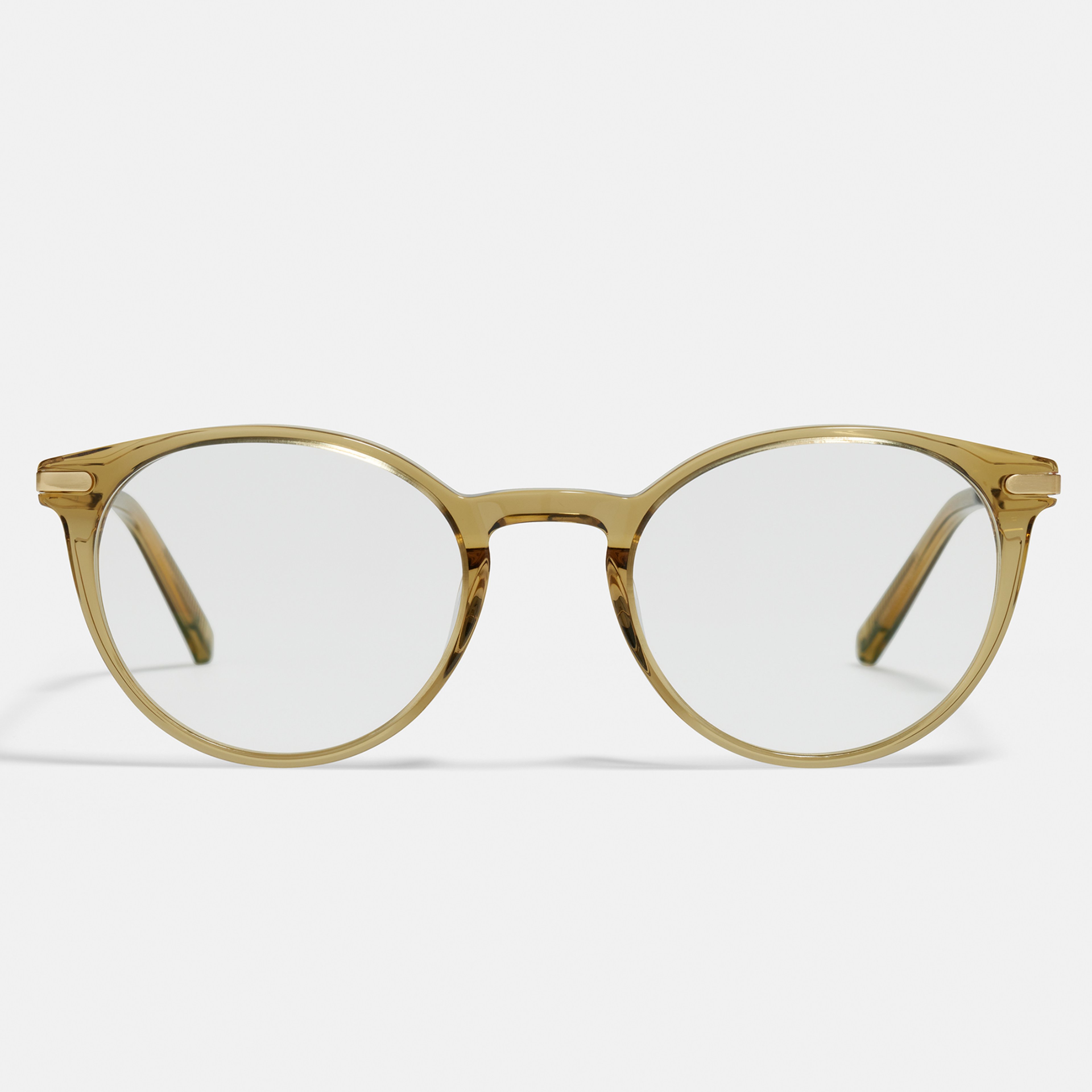 Ace & Tate Glasses | Round Bio acetate in Brown