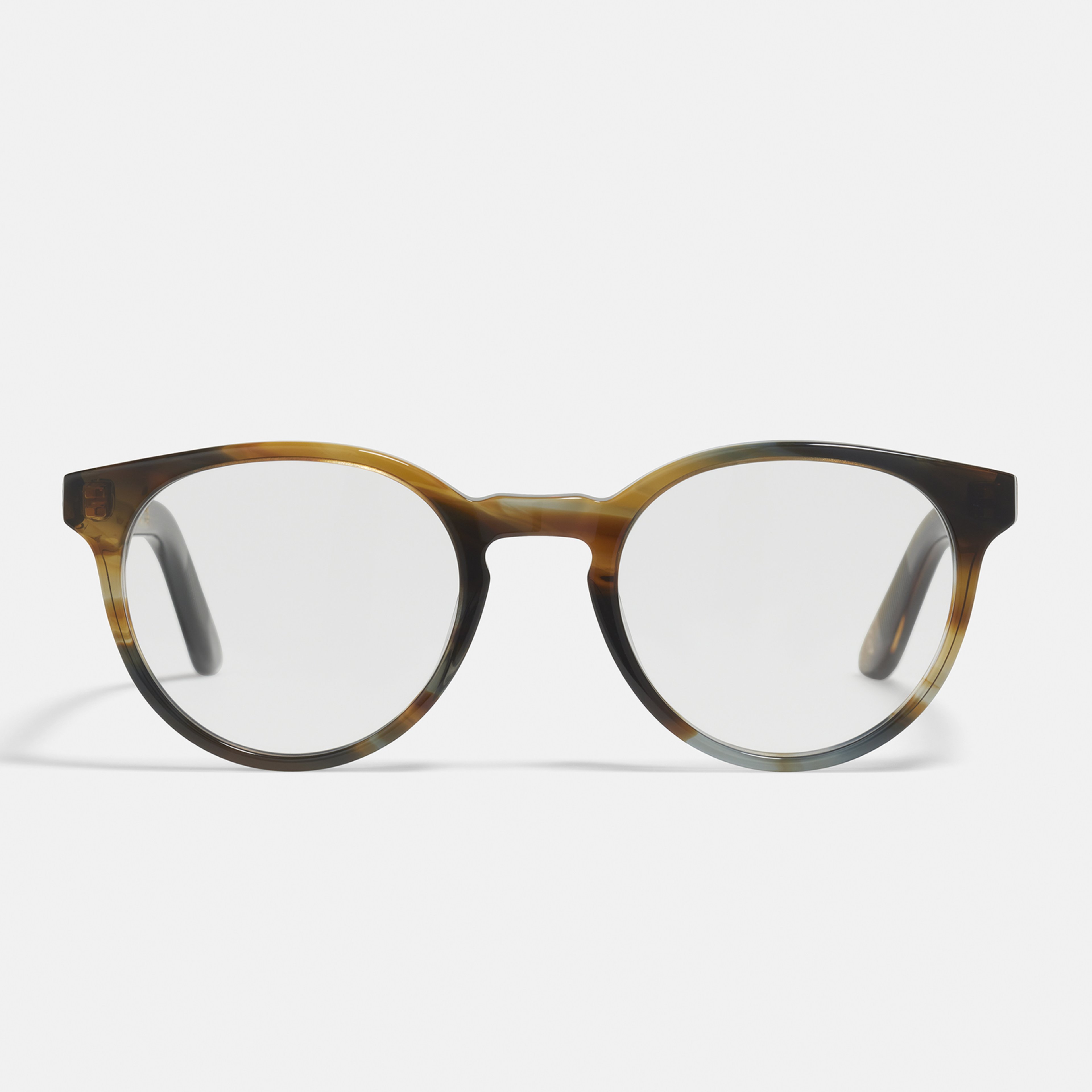 Ace & Tate Glasses | Round Bio acetate in Blue