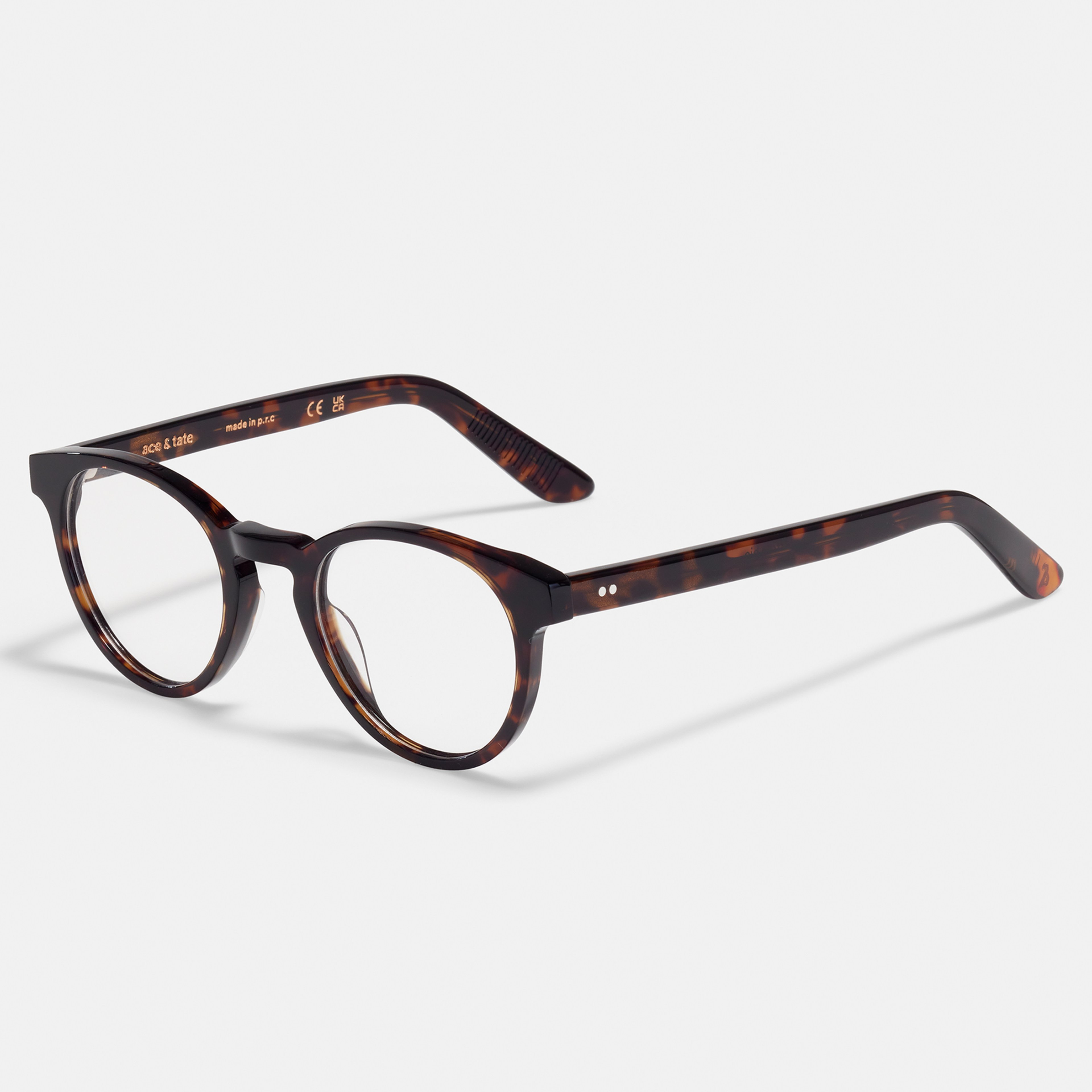 Ace & Tate Optiques | Ronde Acétate in Marron