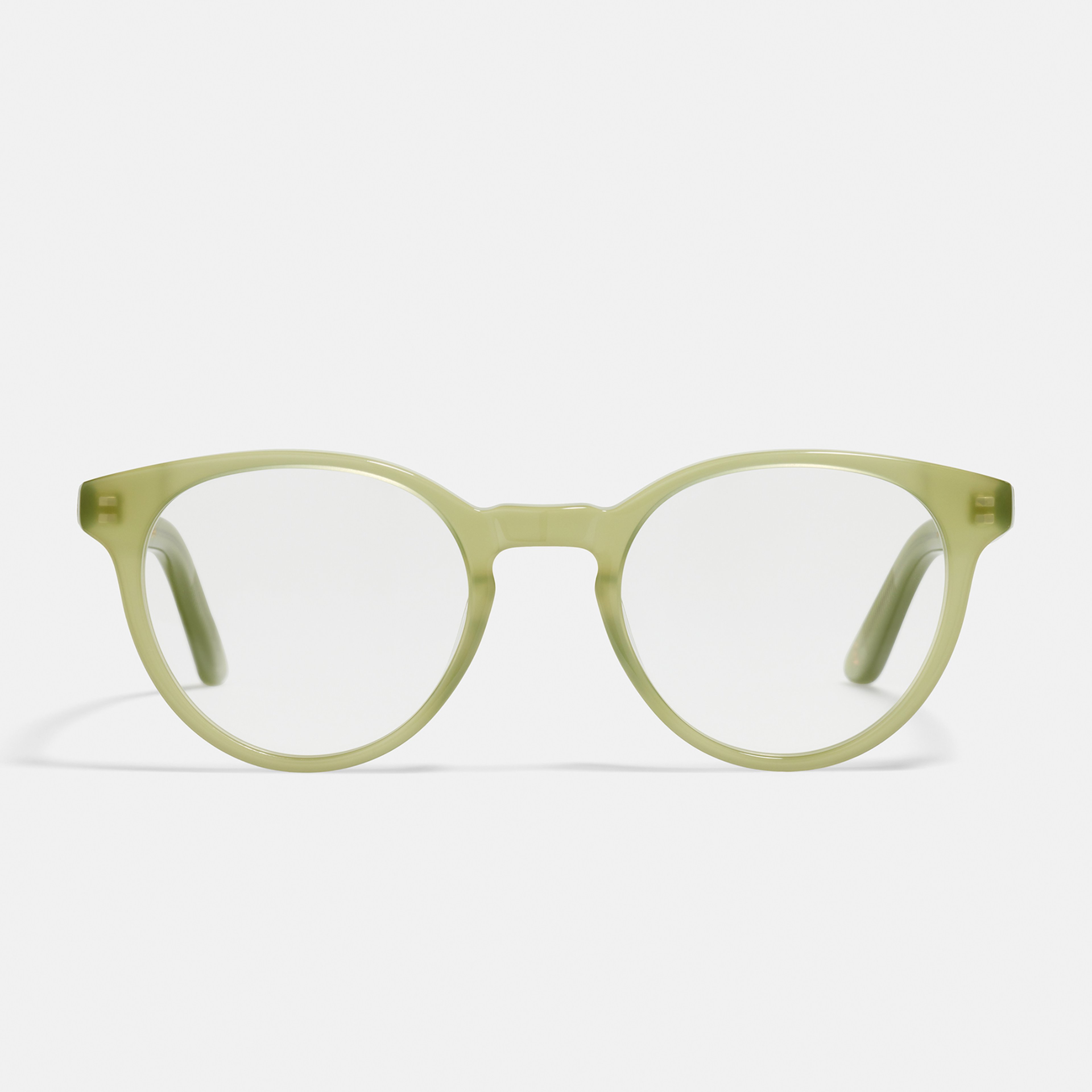 Ace & Tate Glasses | Round Bio acetate in Green