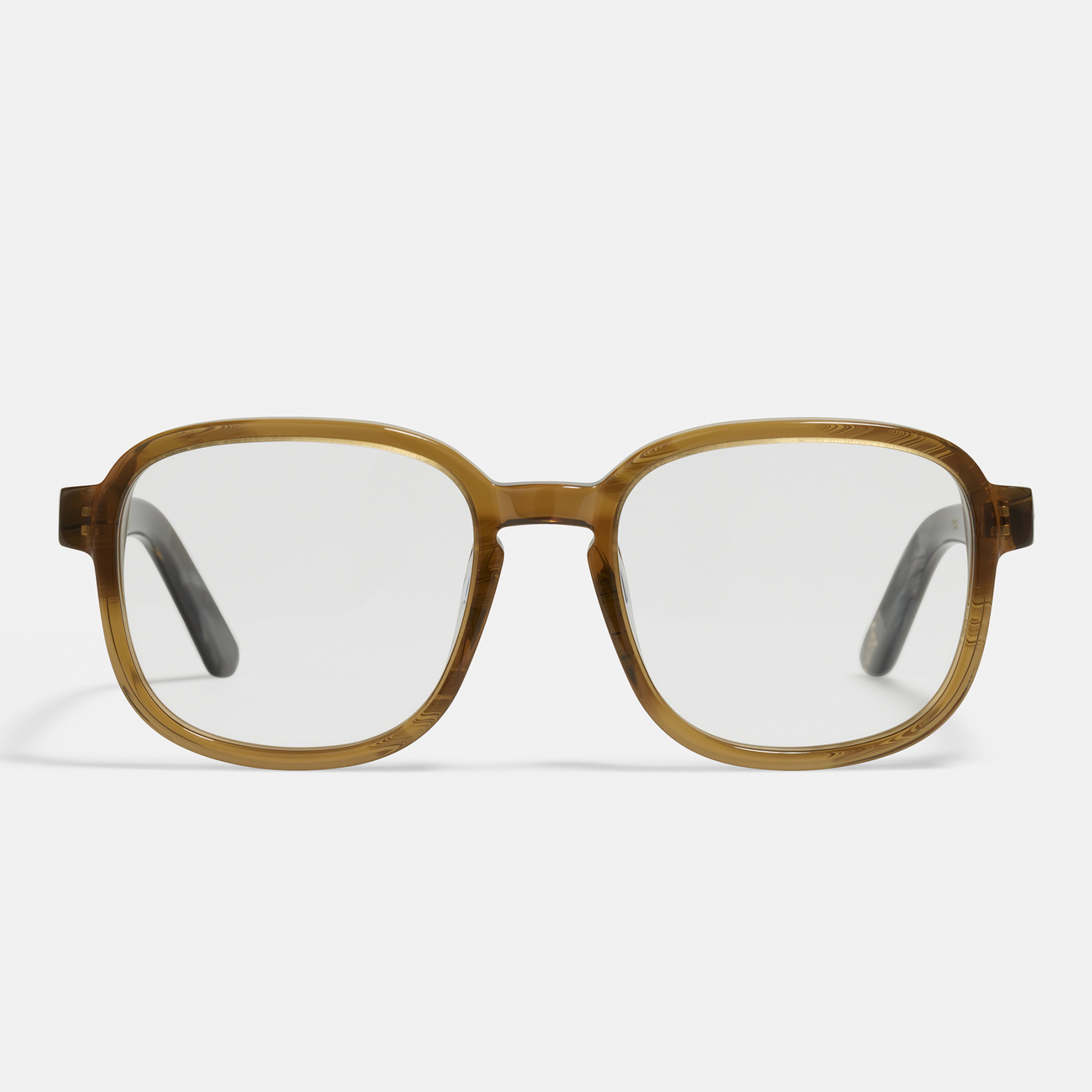 Ace & Tate Glasses | Square Bio acetate in Brown