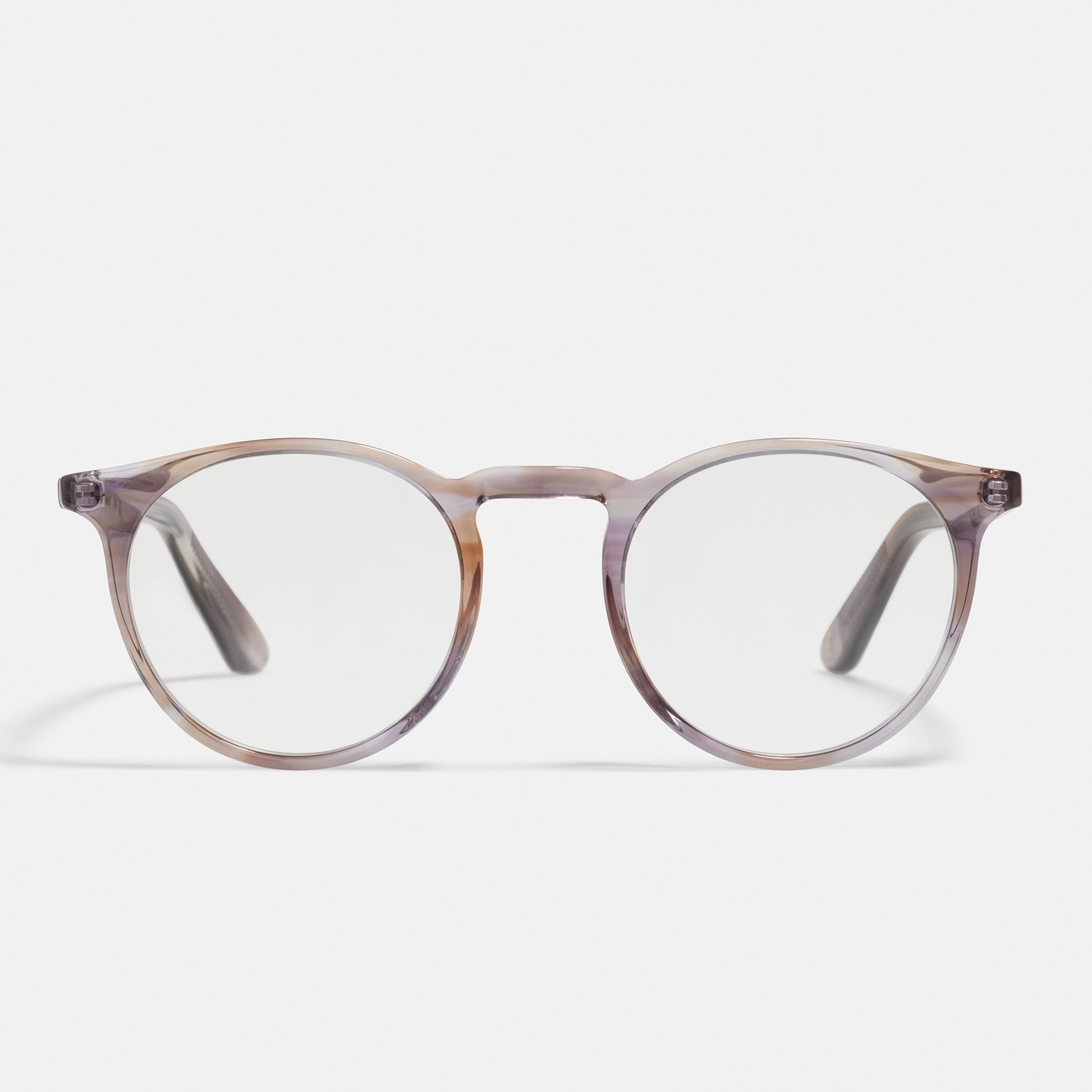 Ace & Tate Glasses | Round Bio acetate in Purple