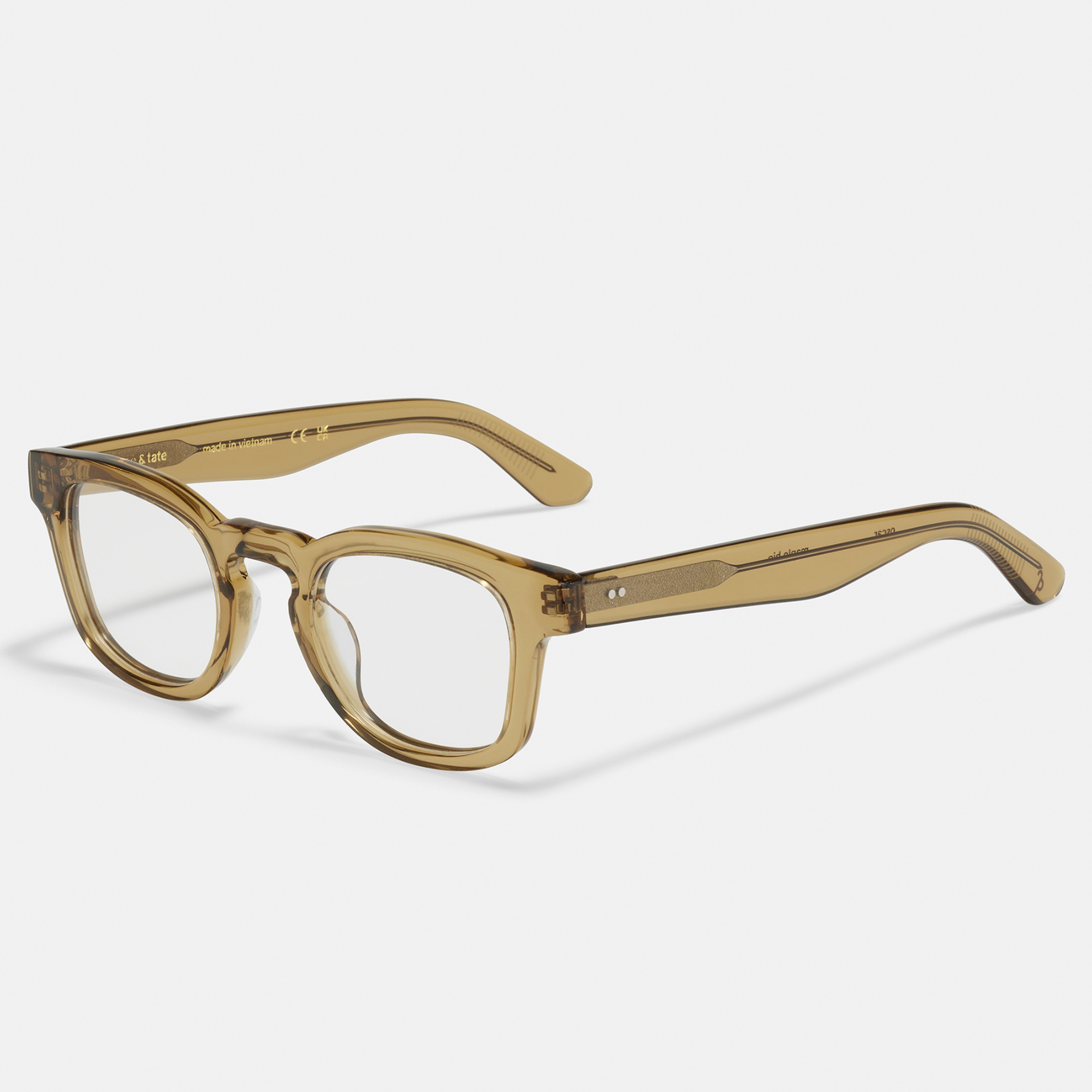 Ace & Tate Brillen | Rund Acetat in Braun