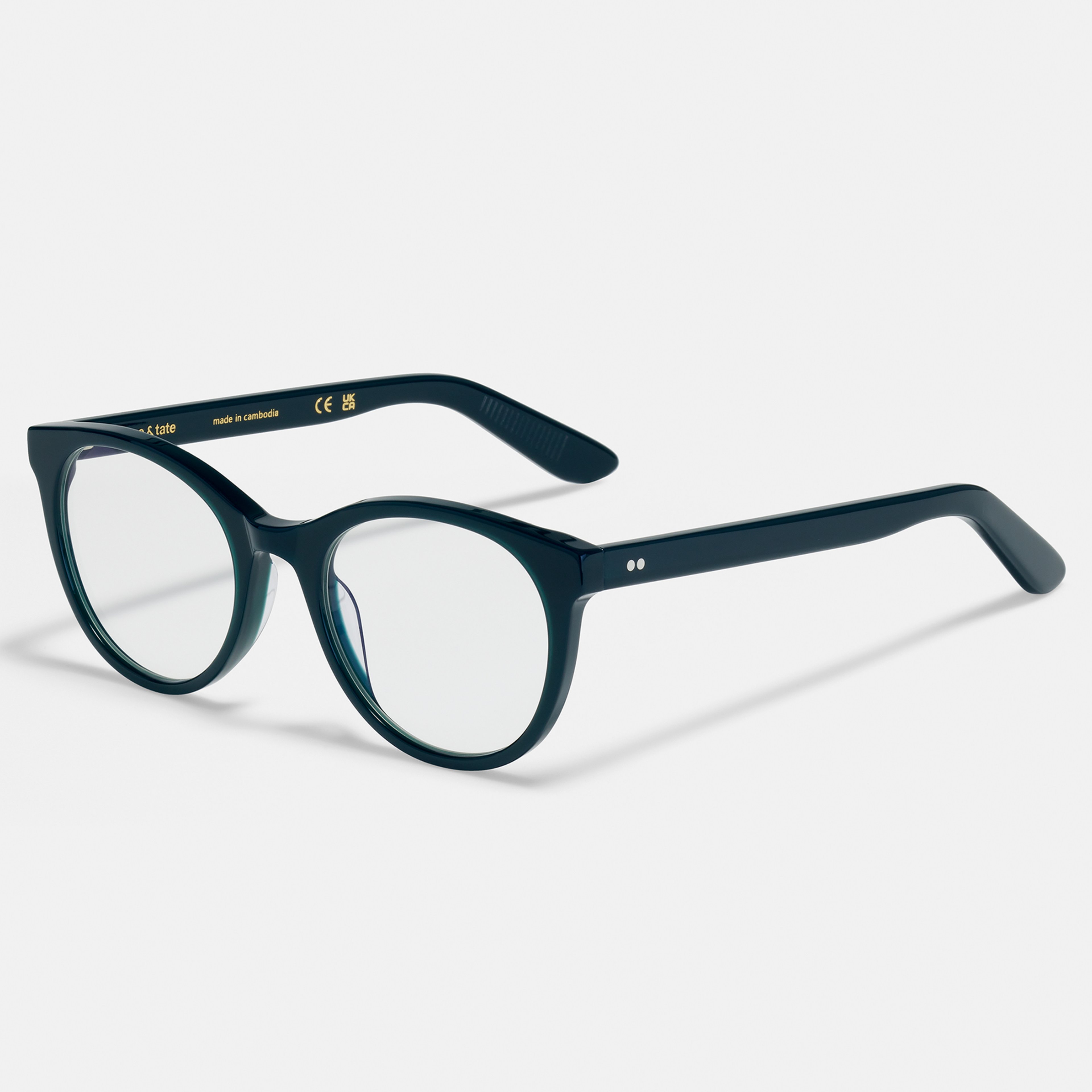 Ace & Tate Brillen | oval Bio-Acetat in Blau