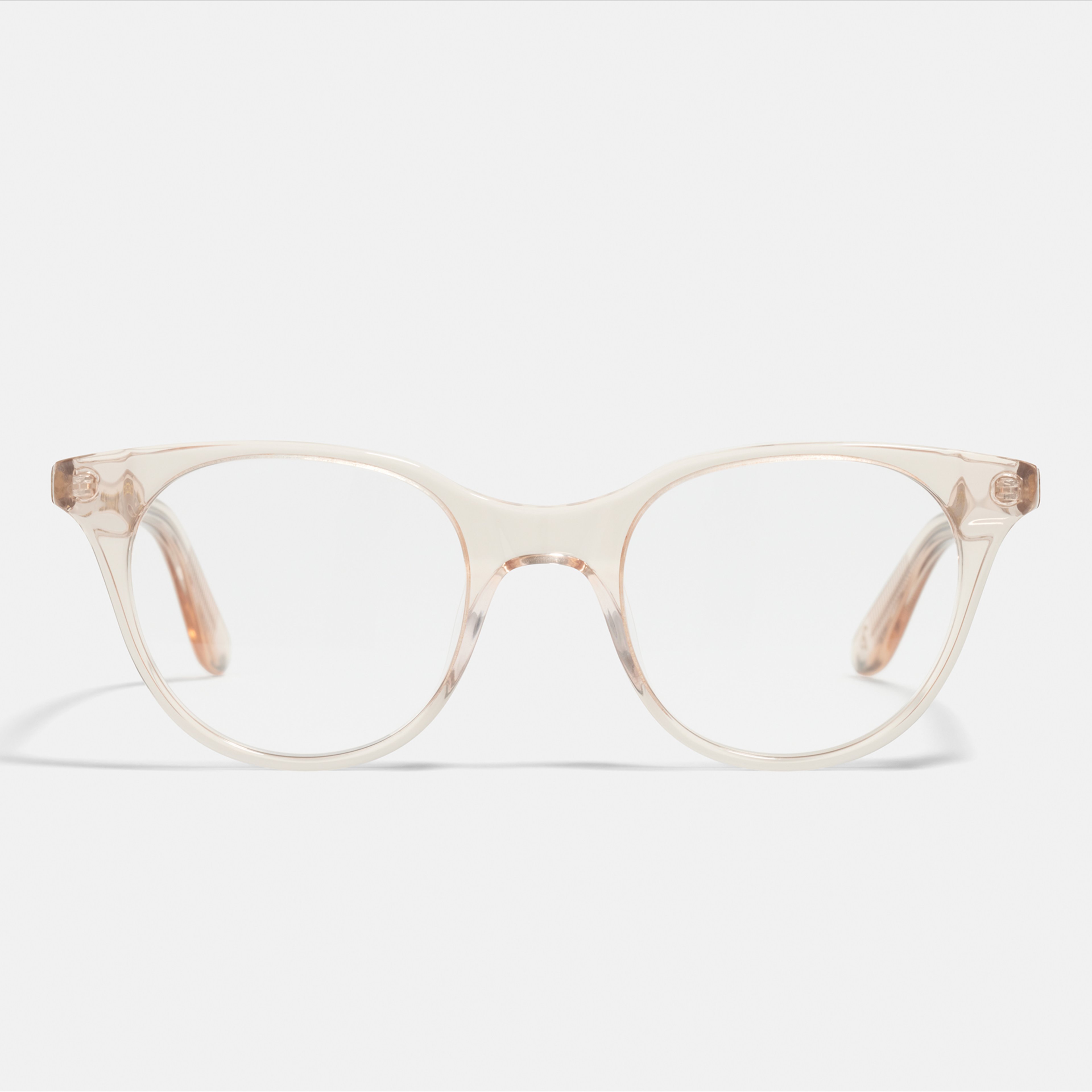 Ace & Tate Glasses | Round Bio acetate in Pink