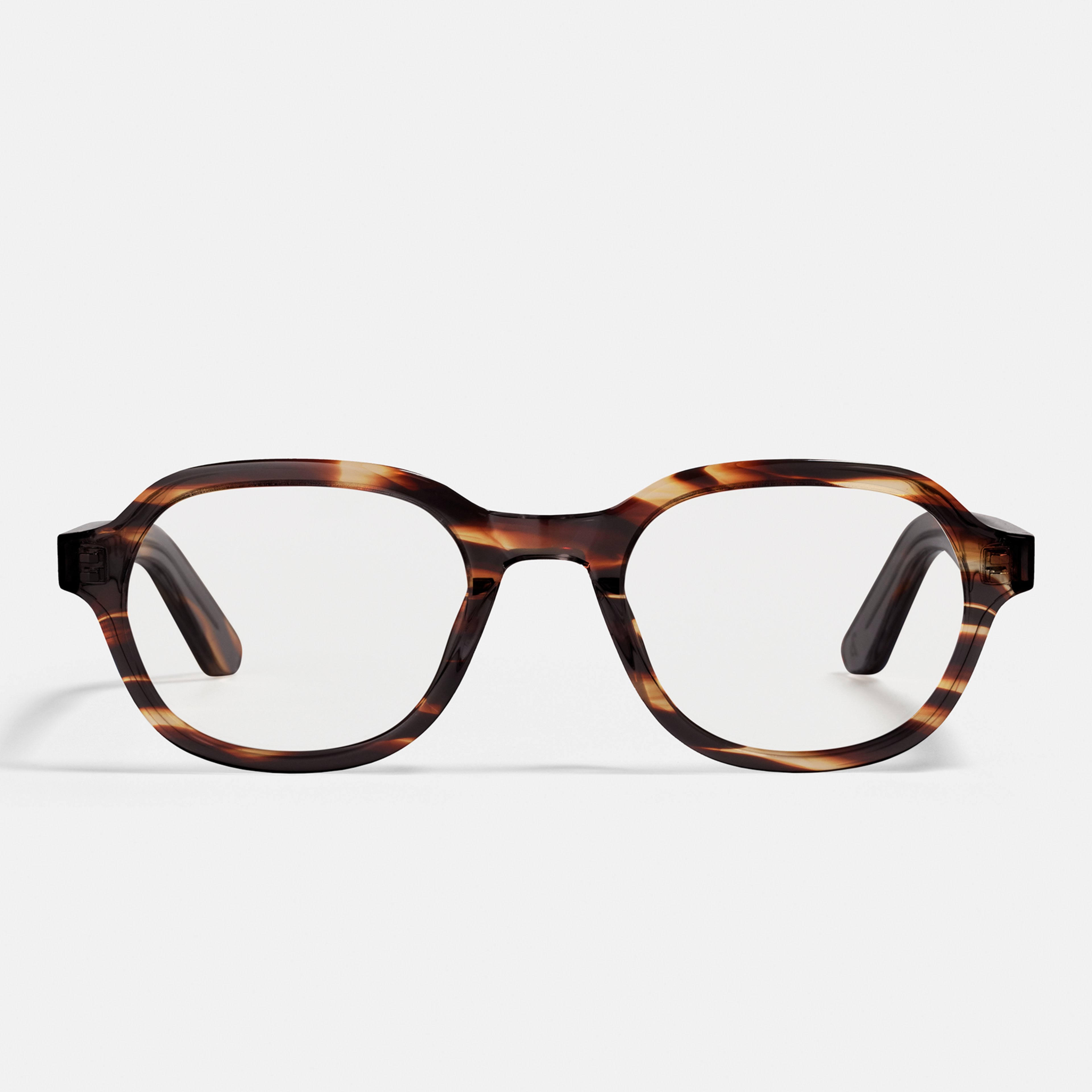 Ace & Tate Brillen | Oval Acetaat in Bruin