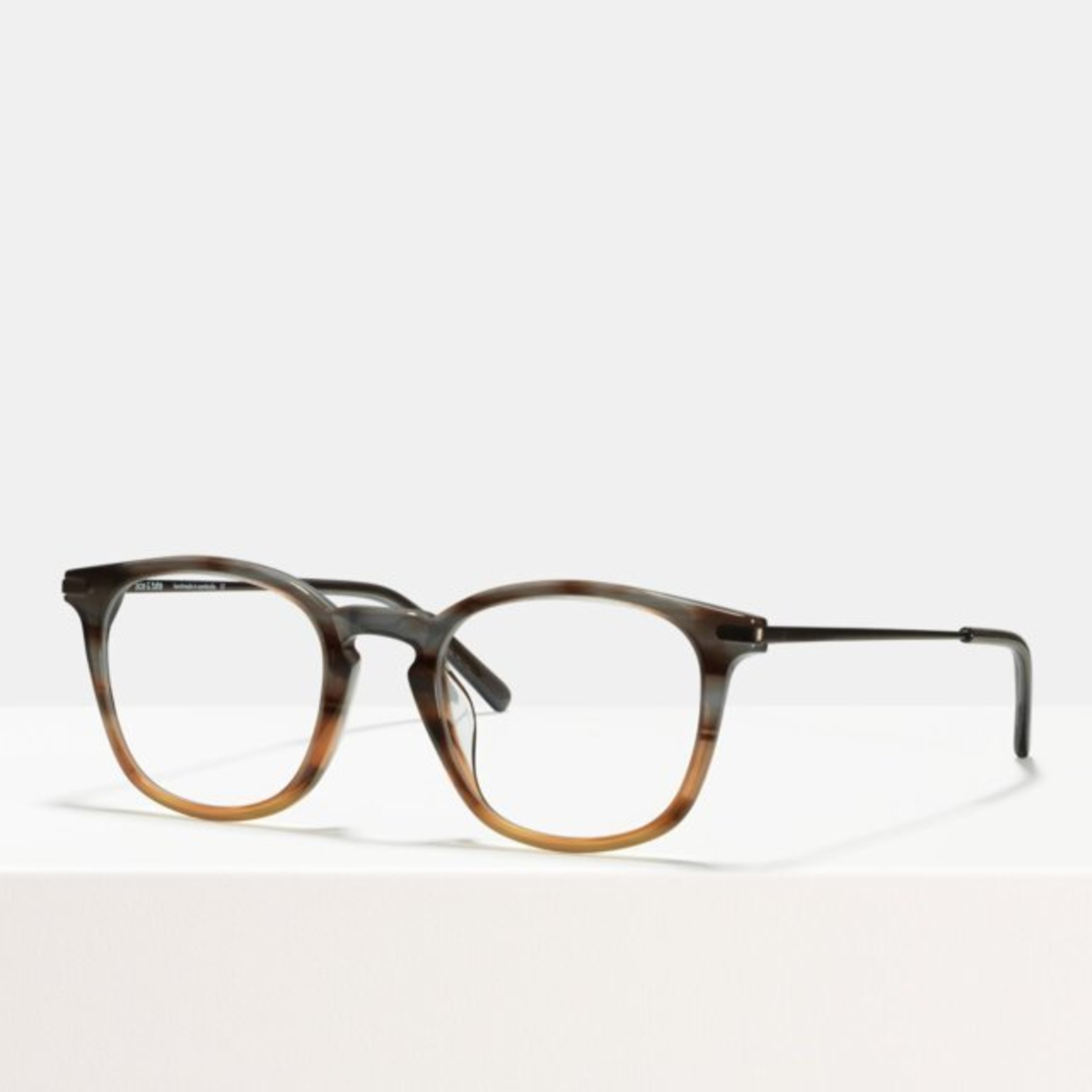 Ace & Tate Glasses | Square Acetate in Brown, Grey, Orange