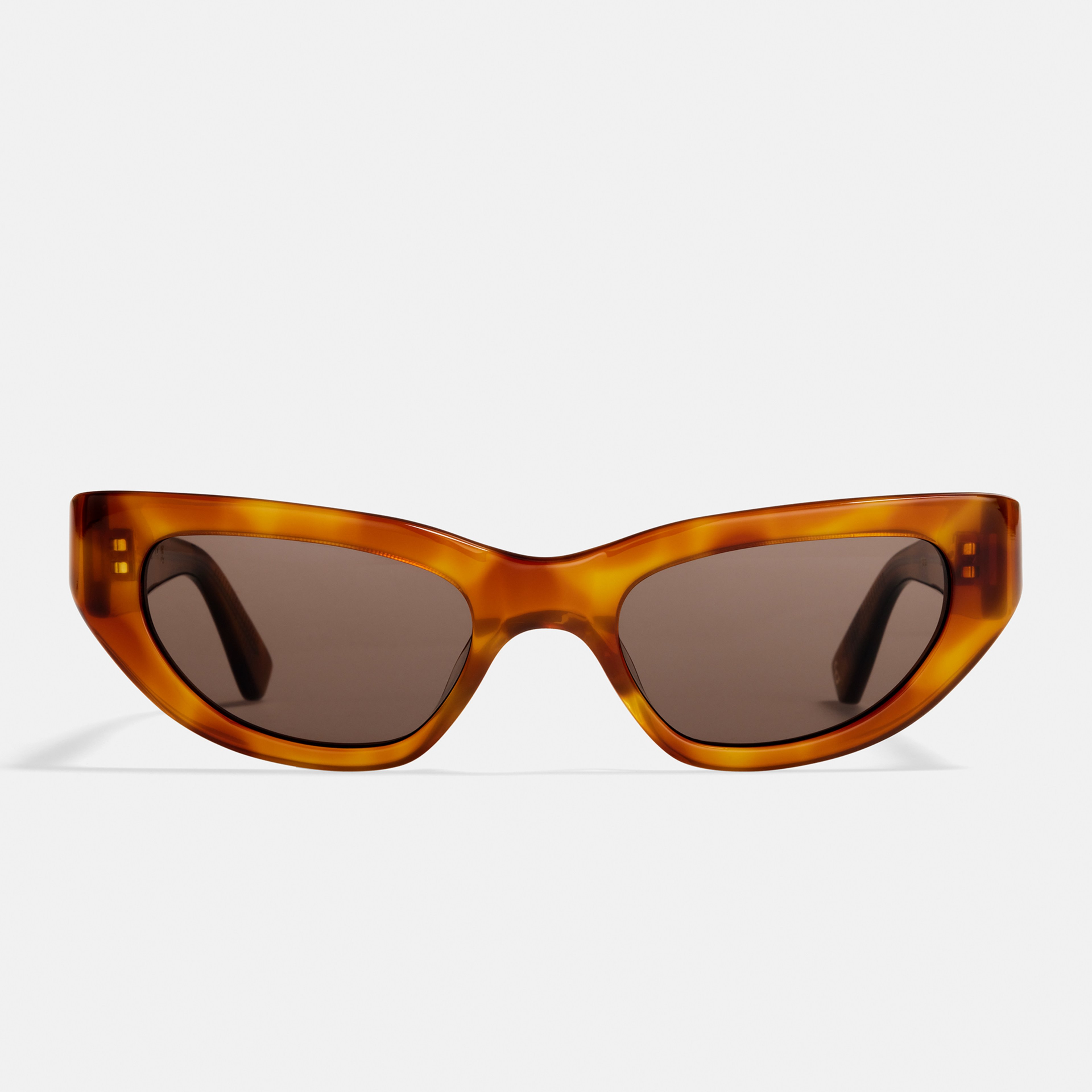 Ace & Tate Sunglasses | Hexagonal Acetate in Brown