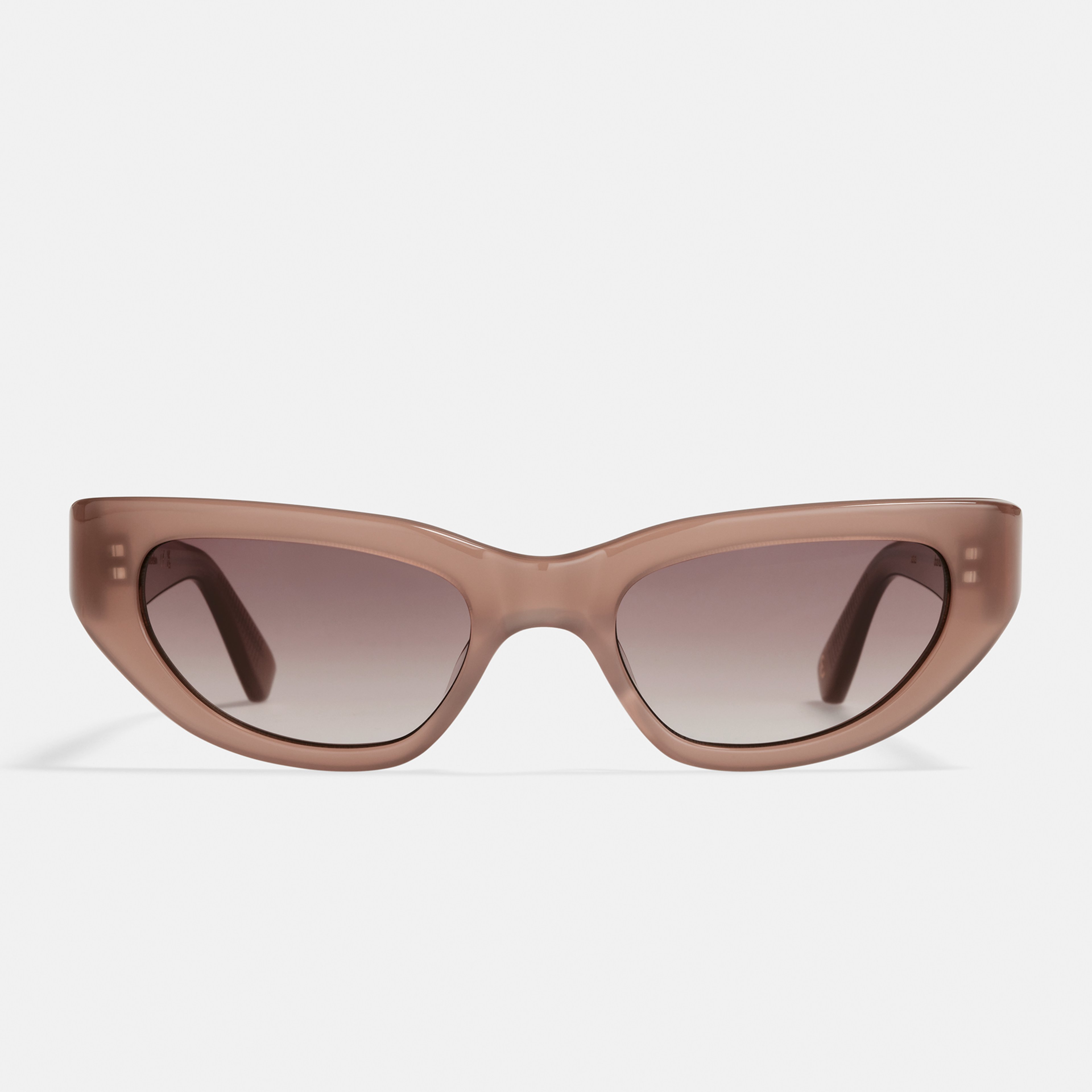 Ace & Tate Sonnenbrillen | Hexagonal Acetat in Beige, Braun