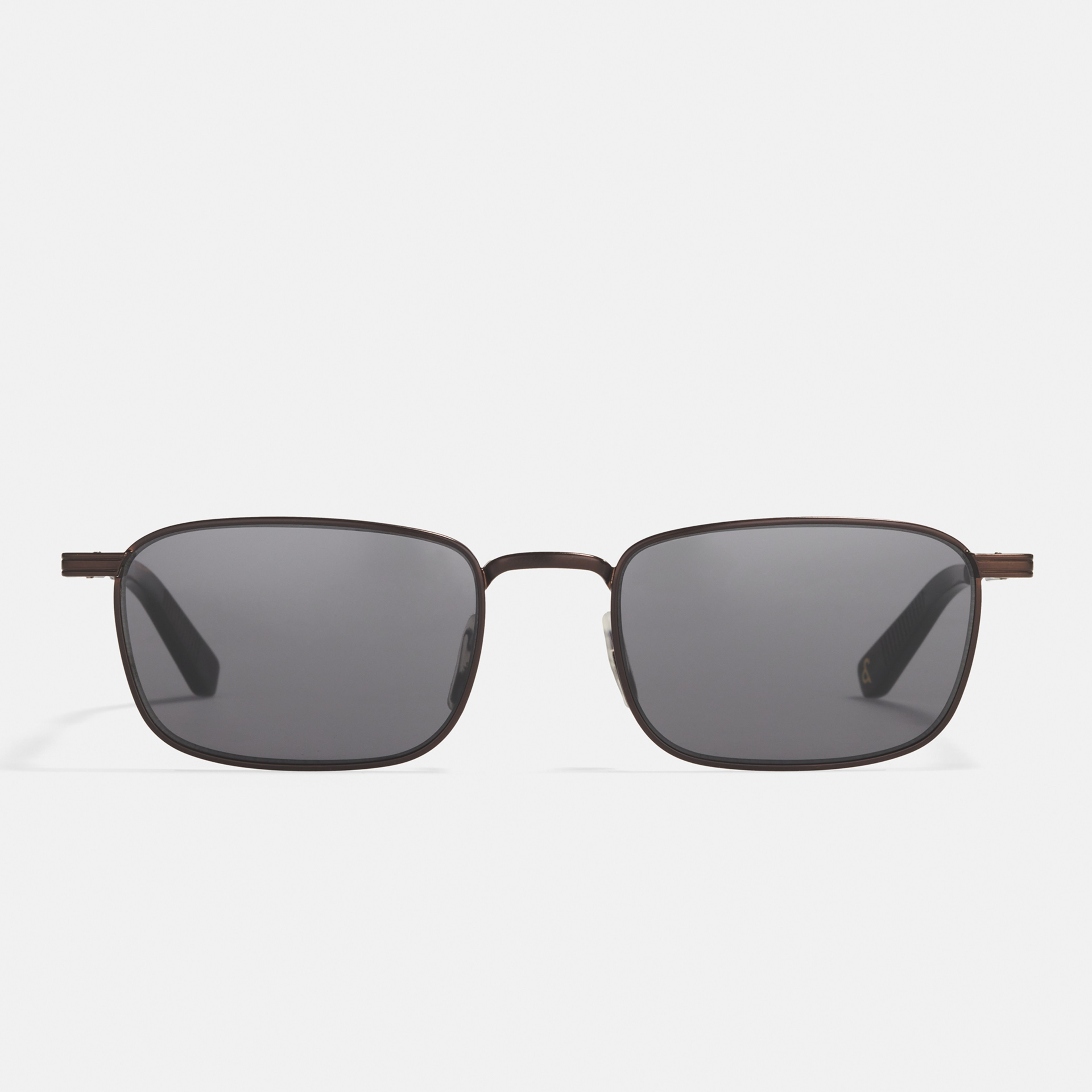 Ace & Tate Sunglasses | Rectangle Metal in Brown