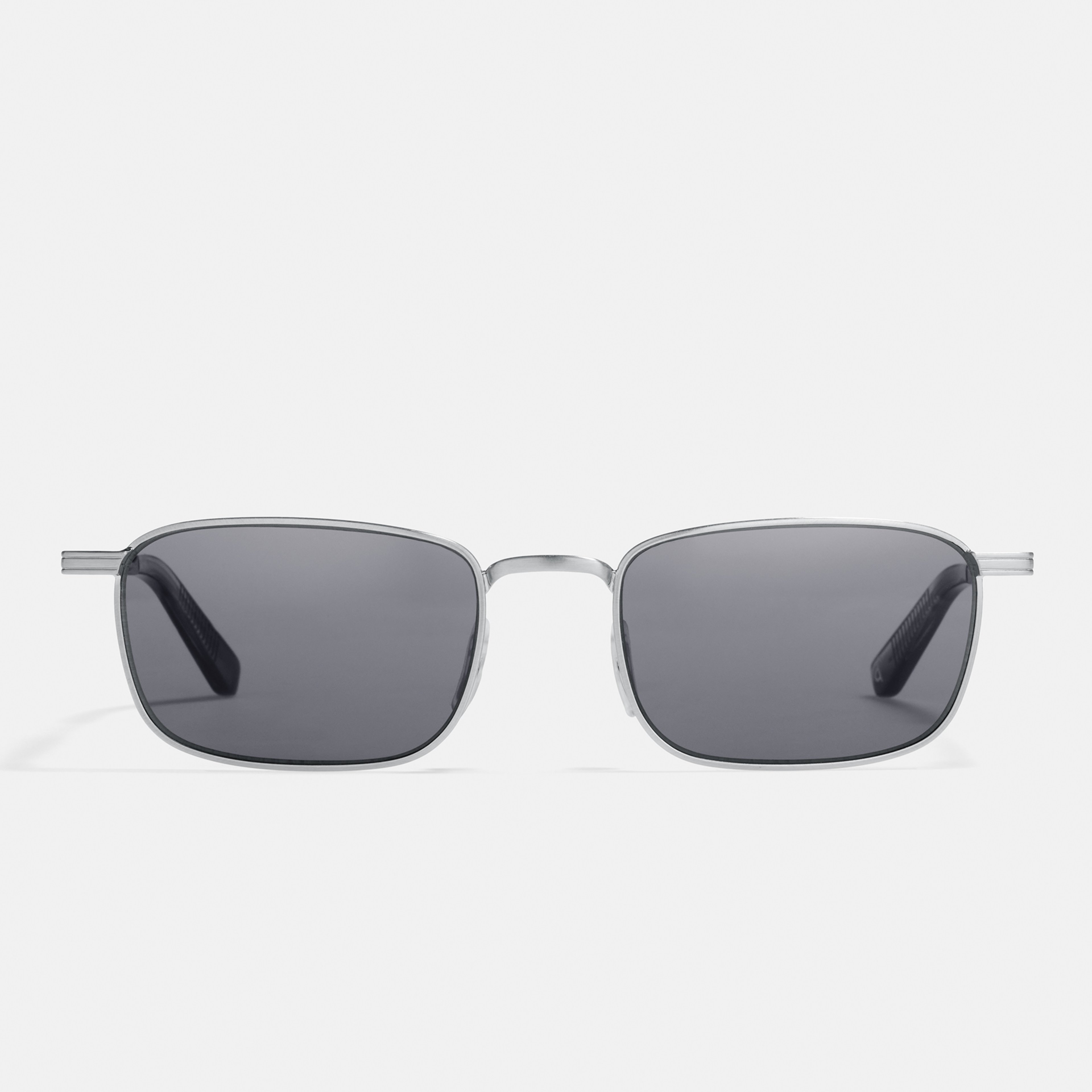 Ace & Tate Sunglasses | Rectangle Metal in Silver