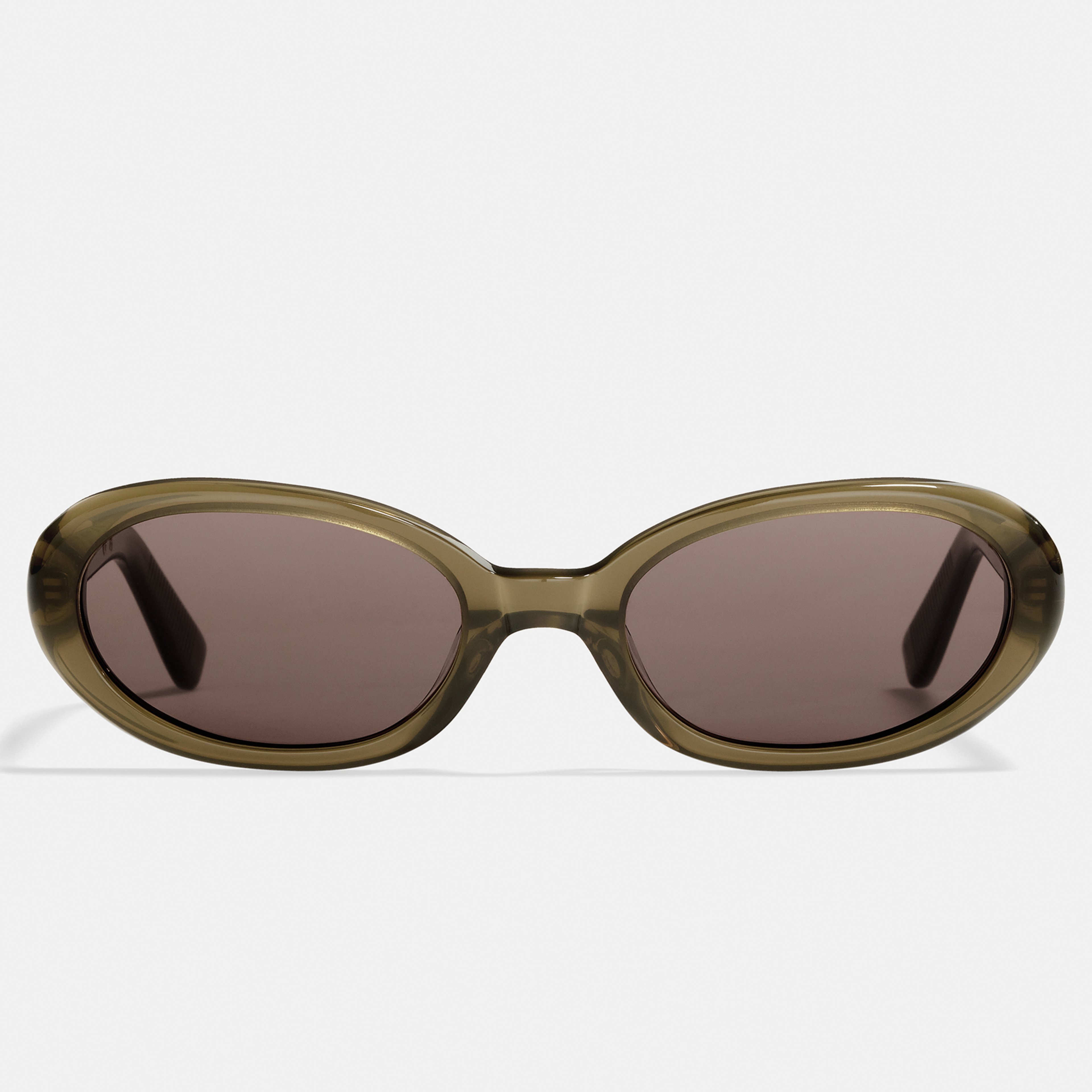 Ace & Tate Solaires | Oval Acétate in Vert