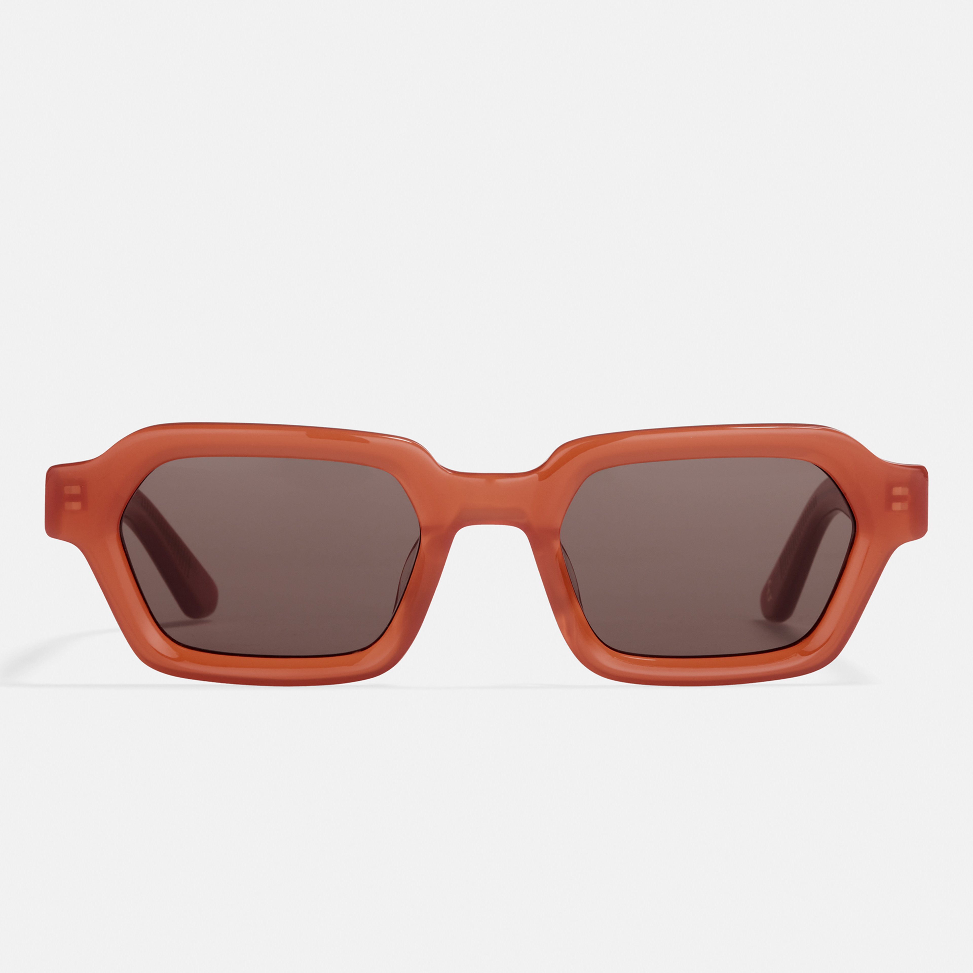 Ace & Tate Sunglasses | Rectangle Acetate in Orange