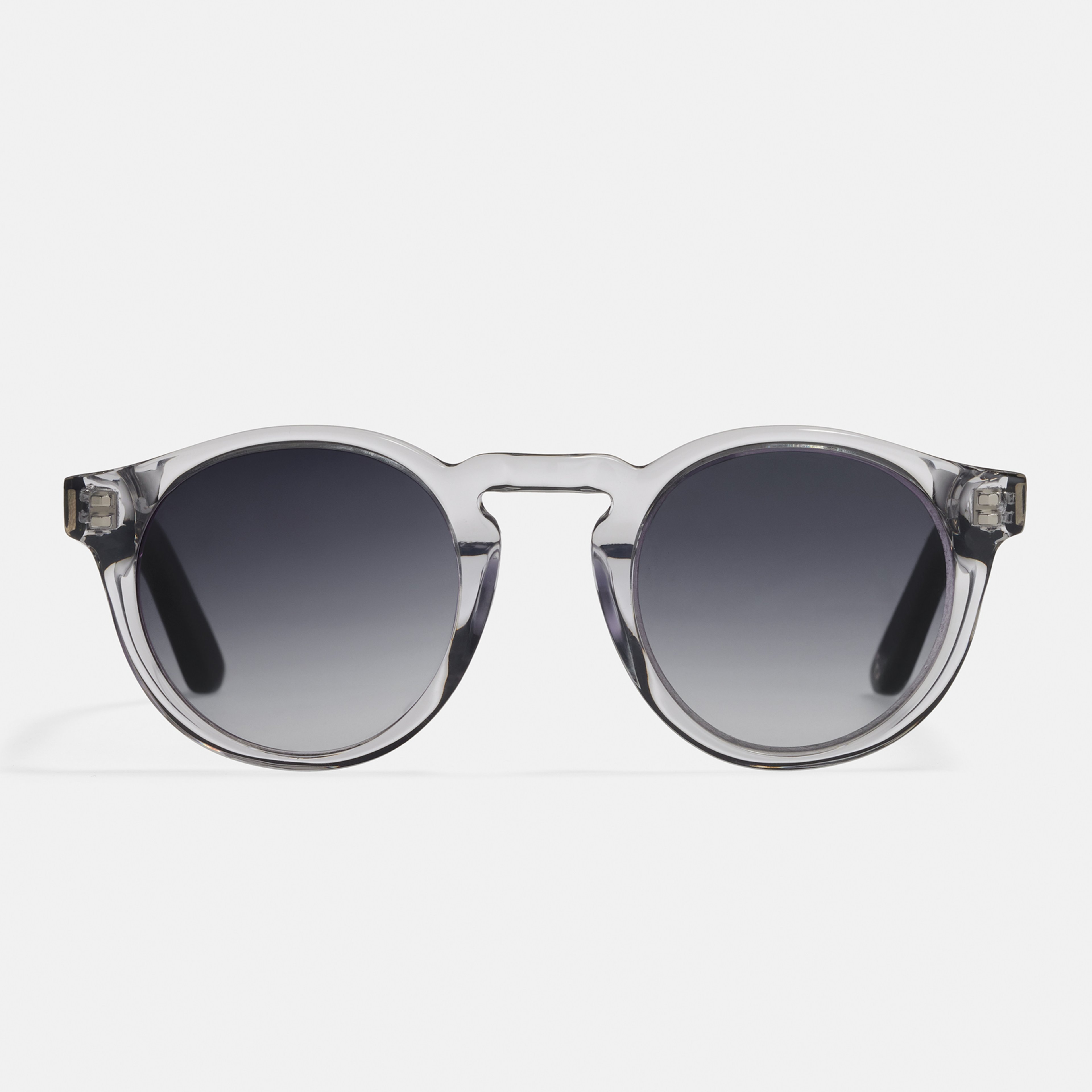 Ace & Tate Solaires | Ronde Acétate in Clair, Vert, Gris