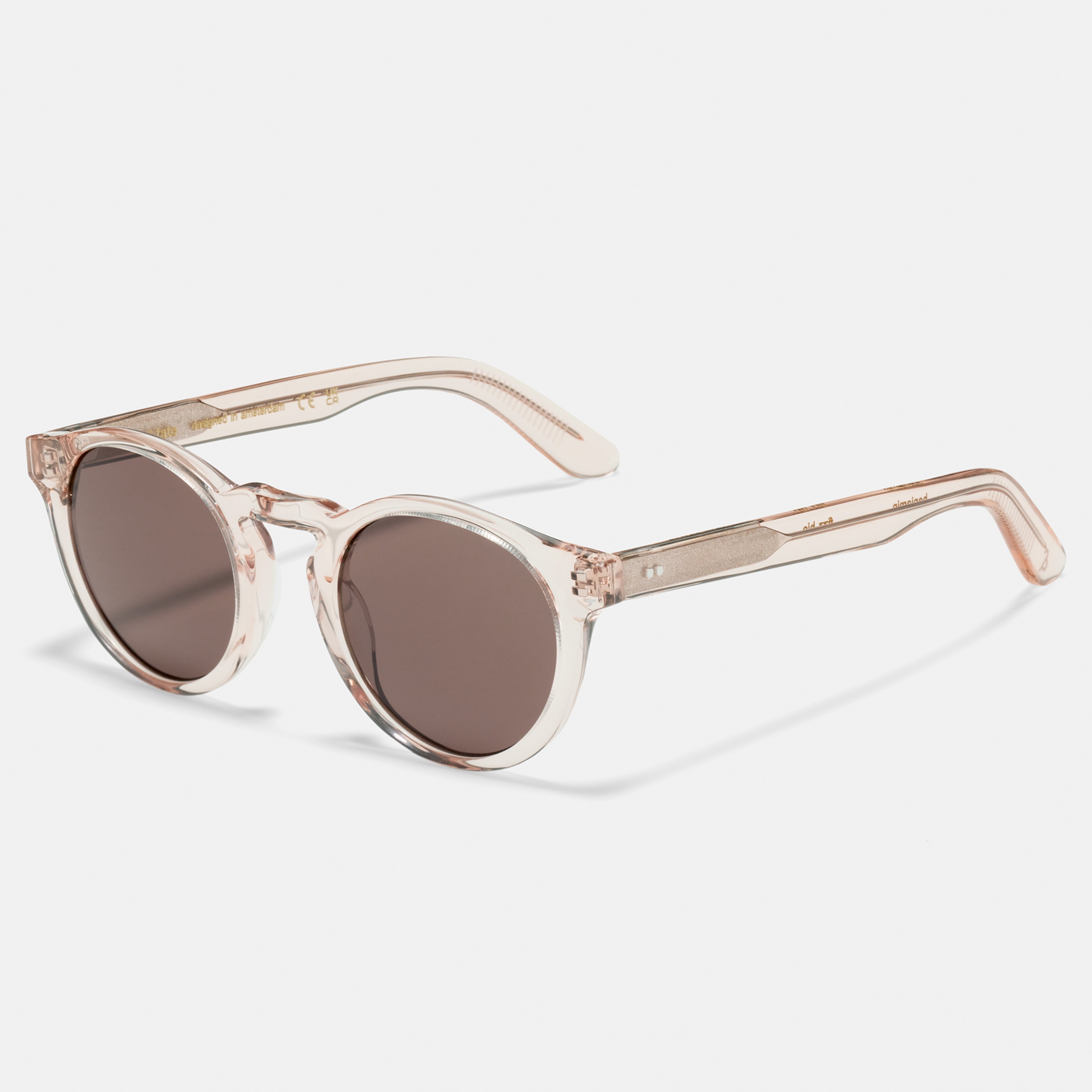 Ace & Tate Solaires | Ronde Acétate in Clair