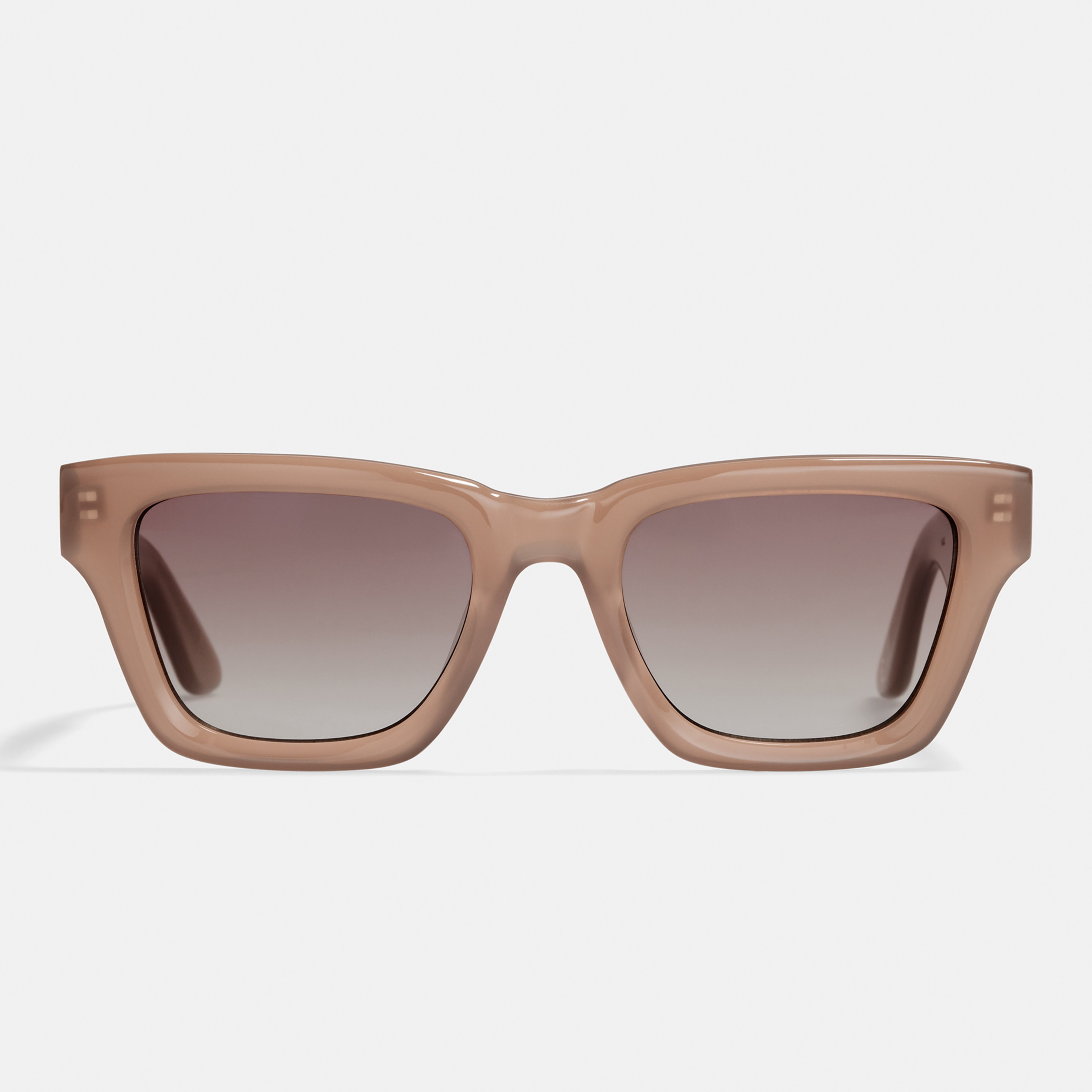 Ace & Tate Sunglasses | Square Acetate in Beige, Brown