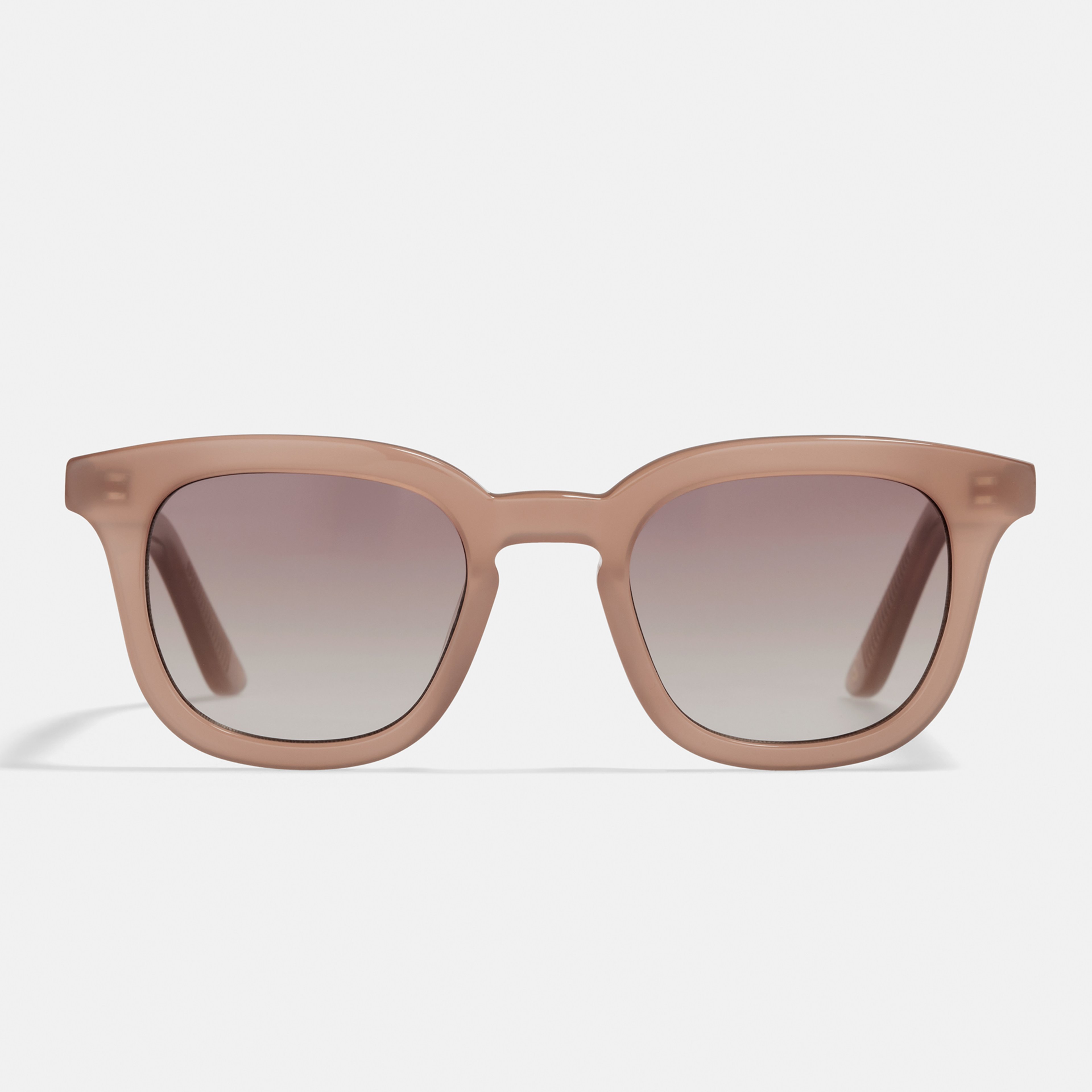 Ace & Tate Zonnebrillen | Vierkant Acetaat in Beige, Bruin