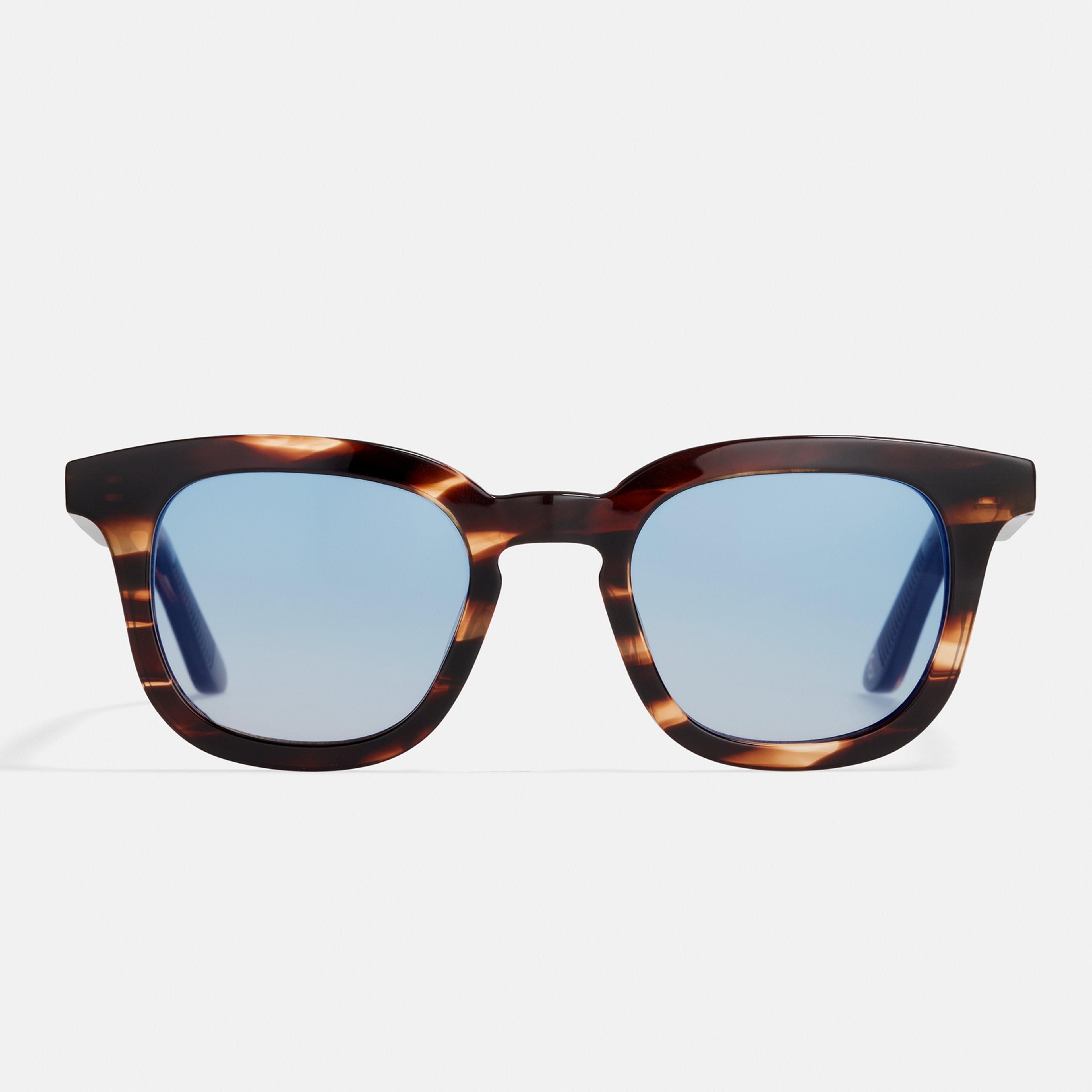 Ace & Tate Sonnenbrillen | Quadratisch Acetat in Braun, Orange