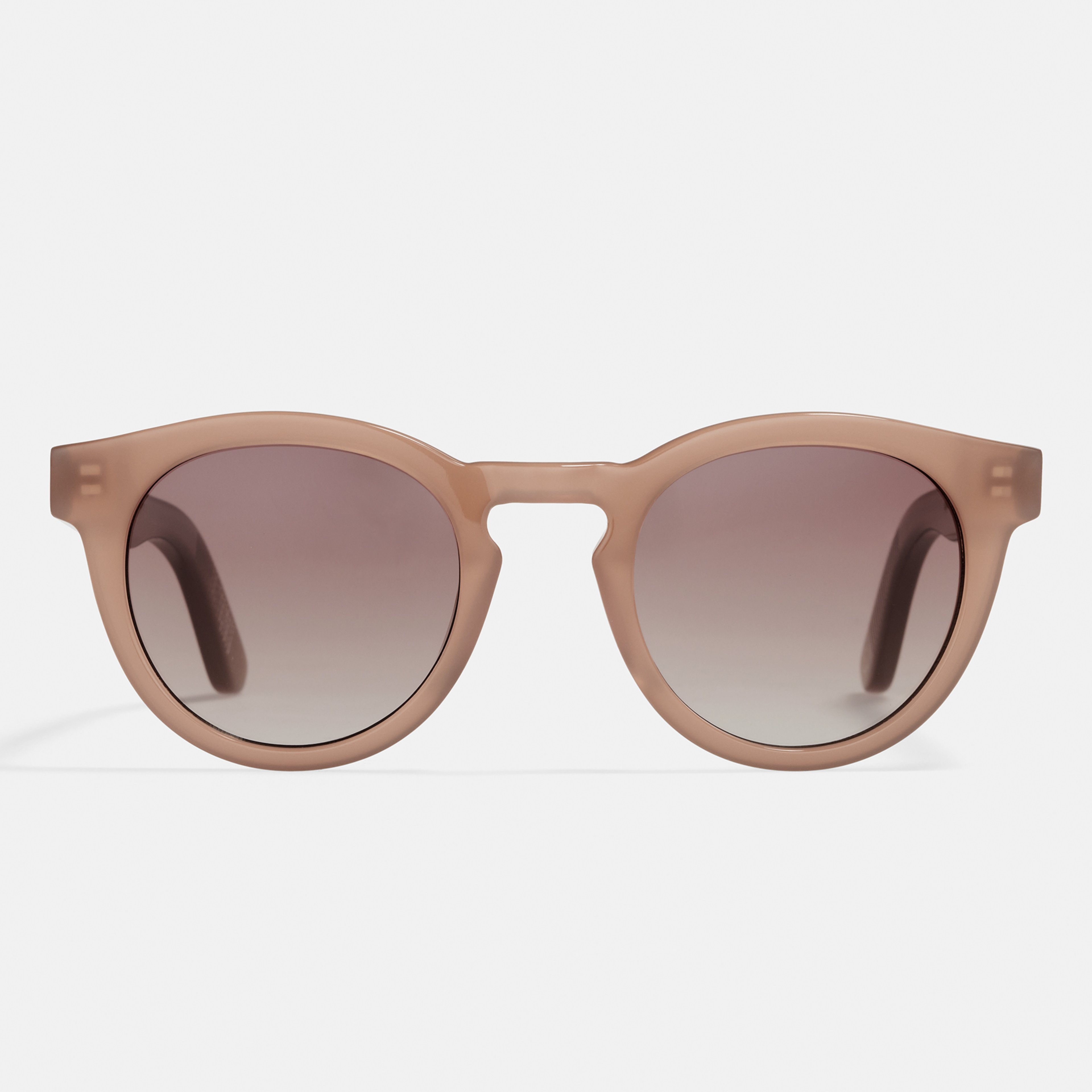 Ace & Tate Sonnenbrillen | Rund Acetat in Beige, Braun