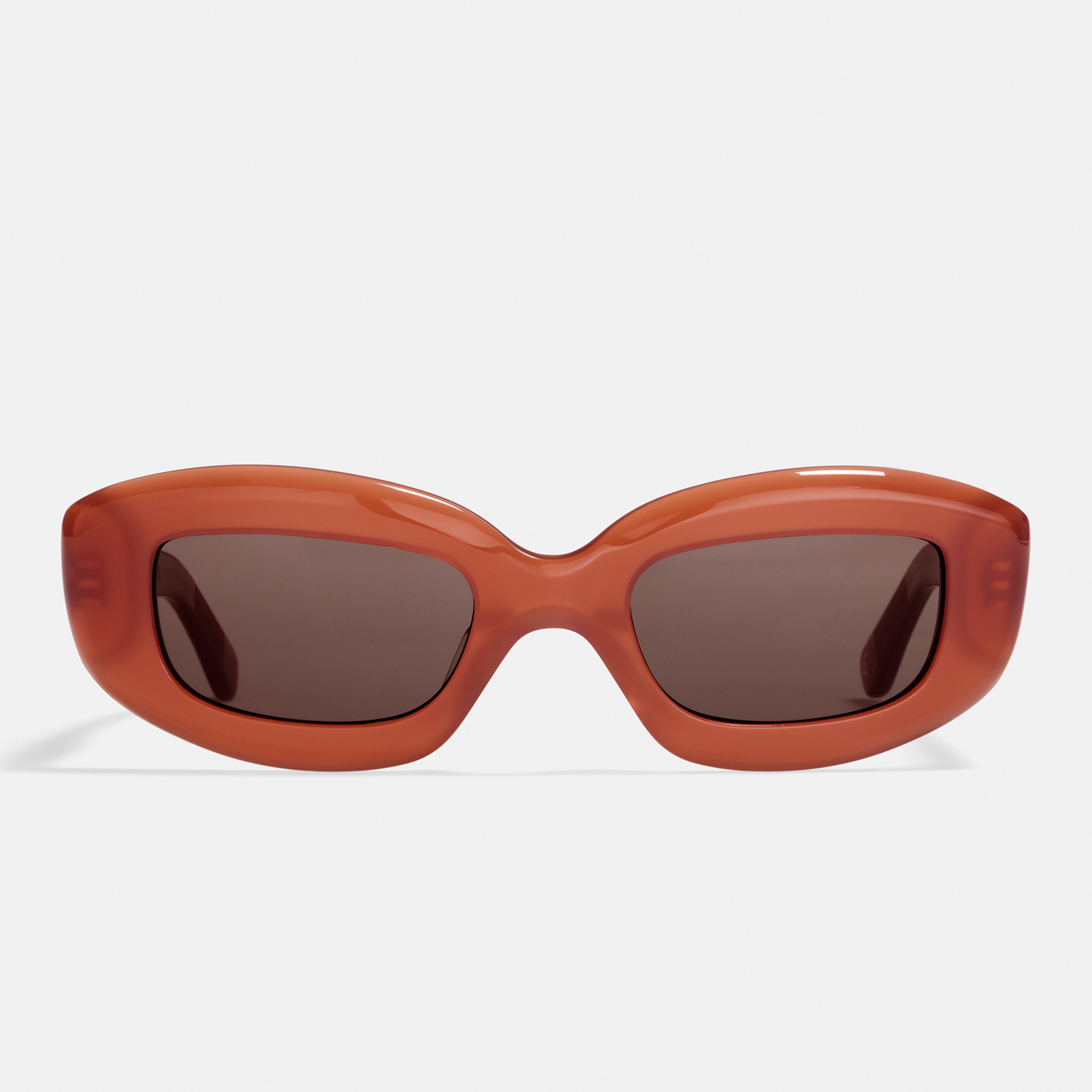 Ace & Tate Sunglasses | Rectangle Acetate in Orange